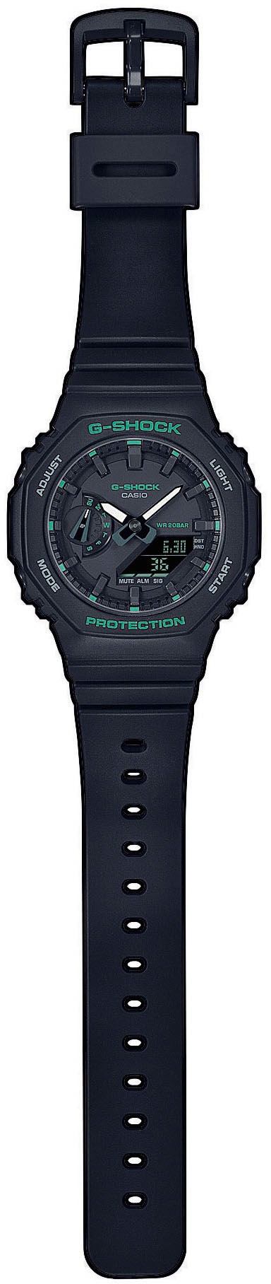 CASIO G-SHOCK Chronograph, Quarzuhr, Armbanduhr, Damen, Herren, digital, bis 20 bar wasserdicht