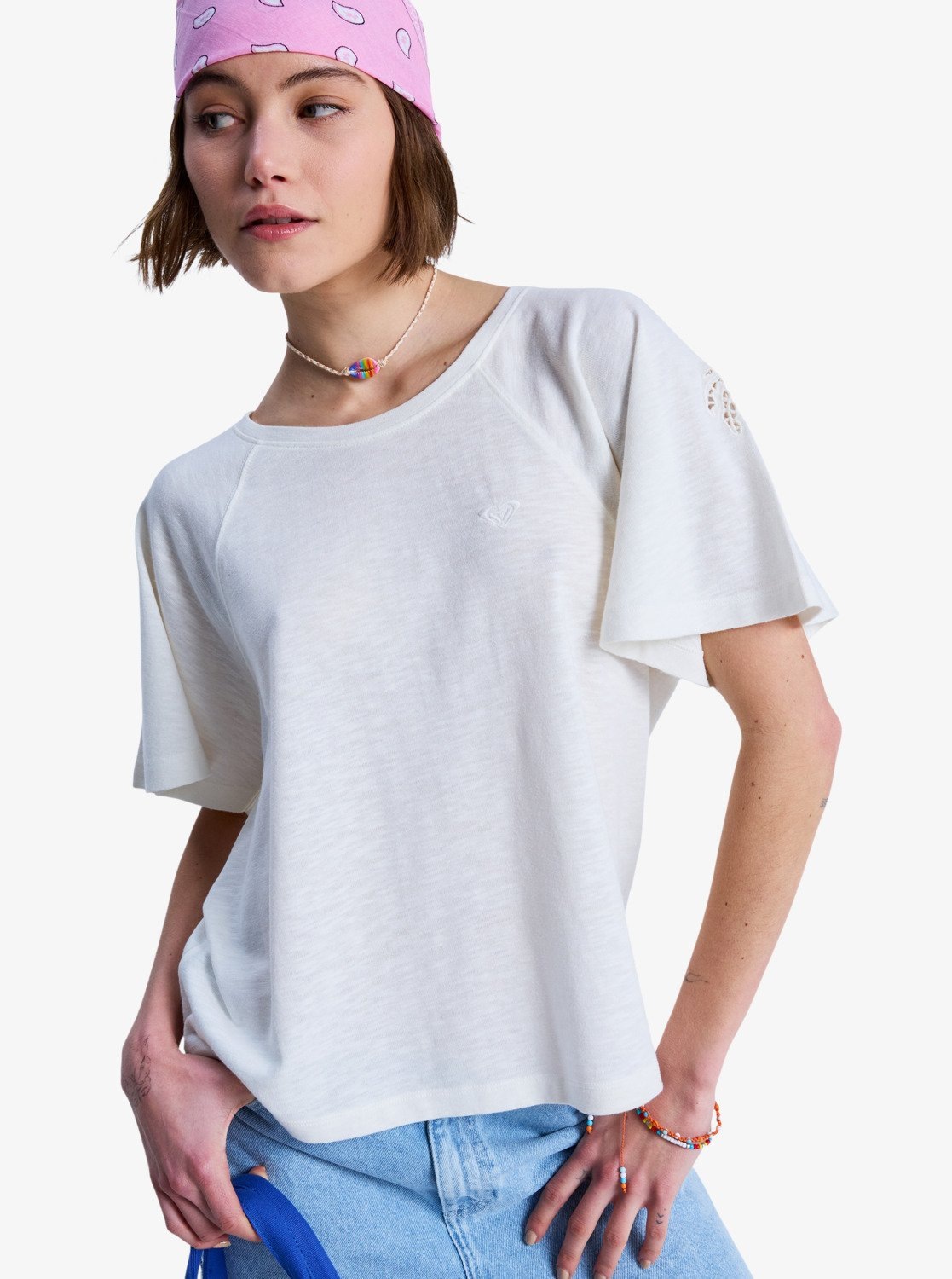Roxy T-Shirt »TIME FOR PALM TREE« Kurzarm, sportlicher Stil