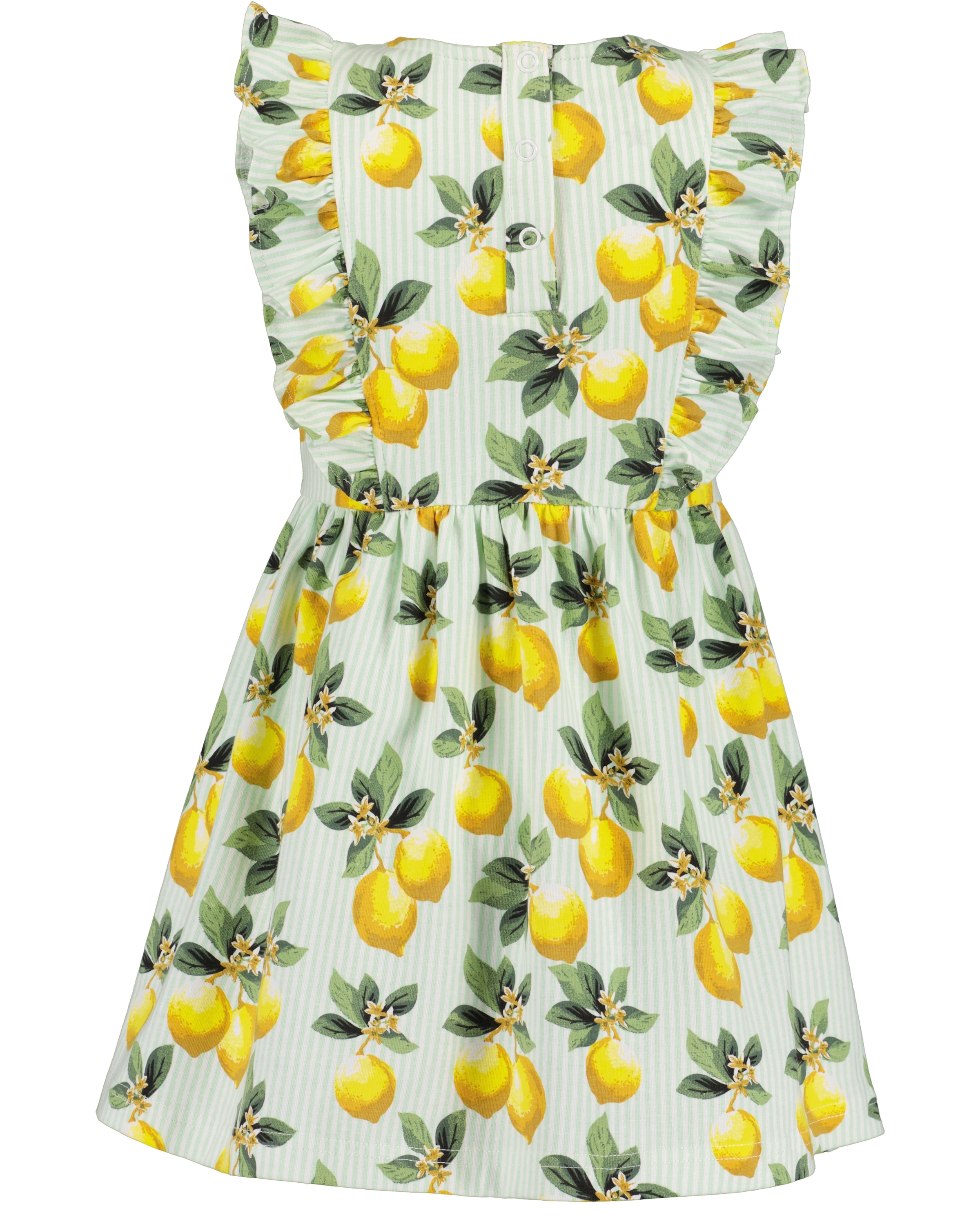 Blue Seven Jerseykleid in Midi-Länge, mit kurzer Knopfleiste im Rücken