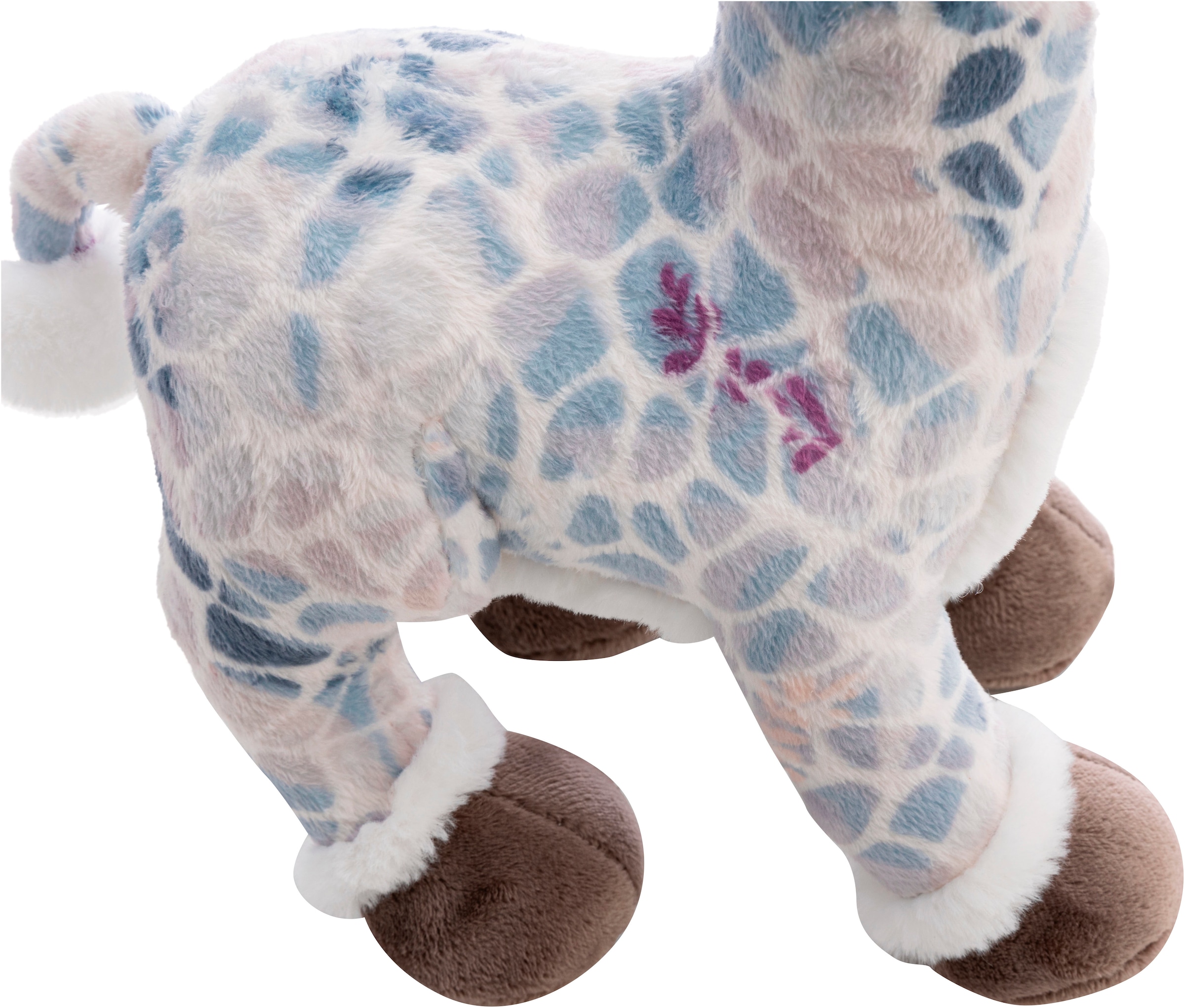 Nici Kuscheltier »Winter, Giraffe Winny Winterfur, 27 cm stehend«, sitzend; enthält recyceltes Material