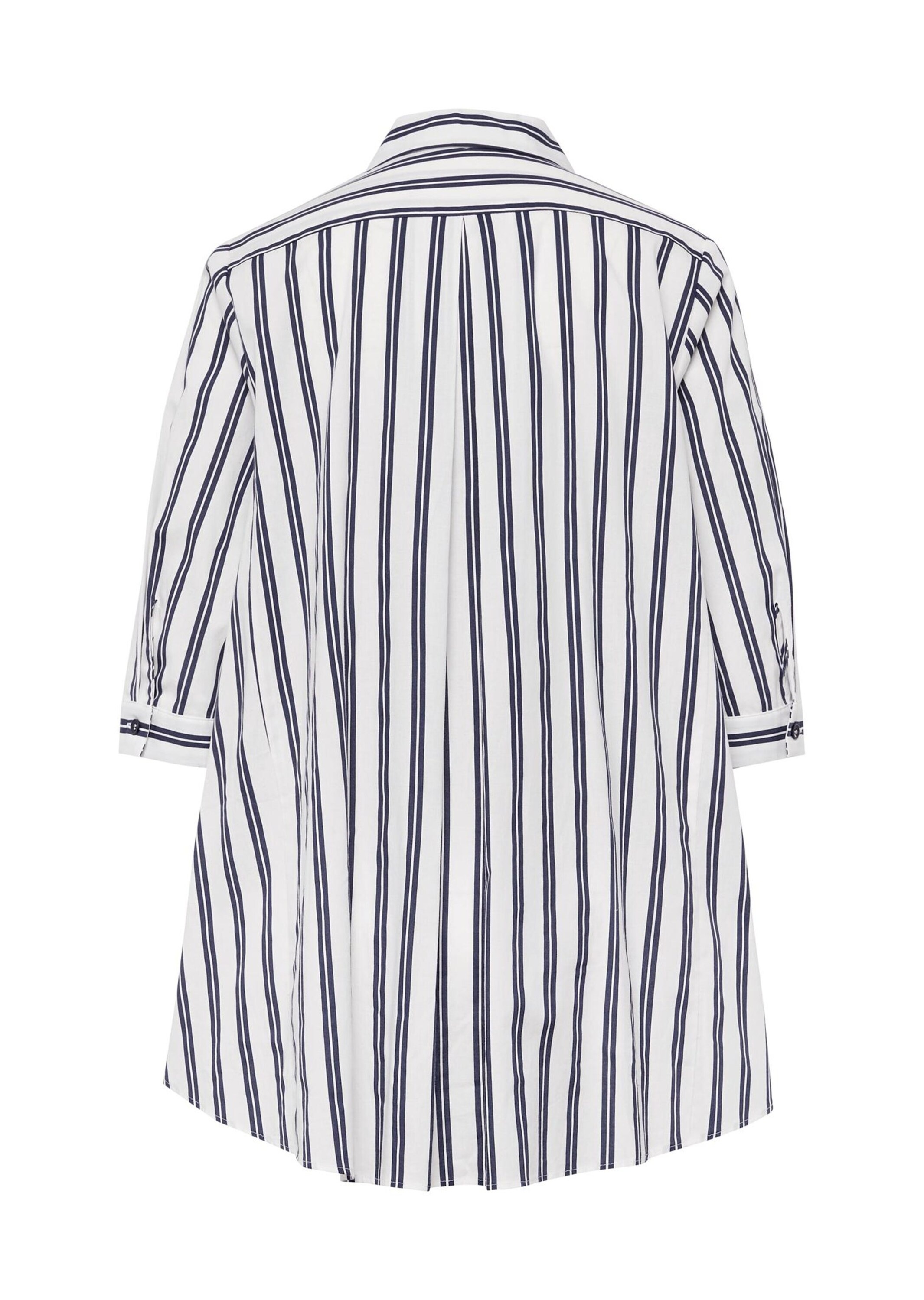 GOLDNER Kurzarmbluse »Schlichte Baumwoll-Bluse mit 3/4-Arm«