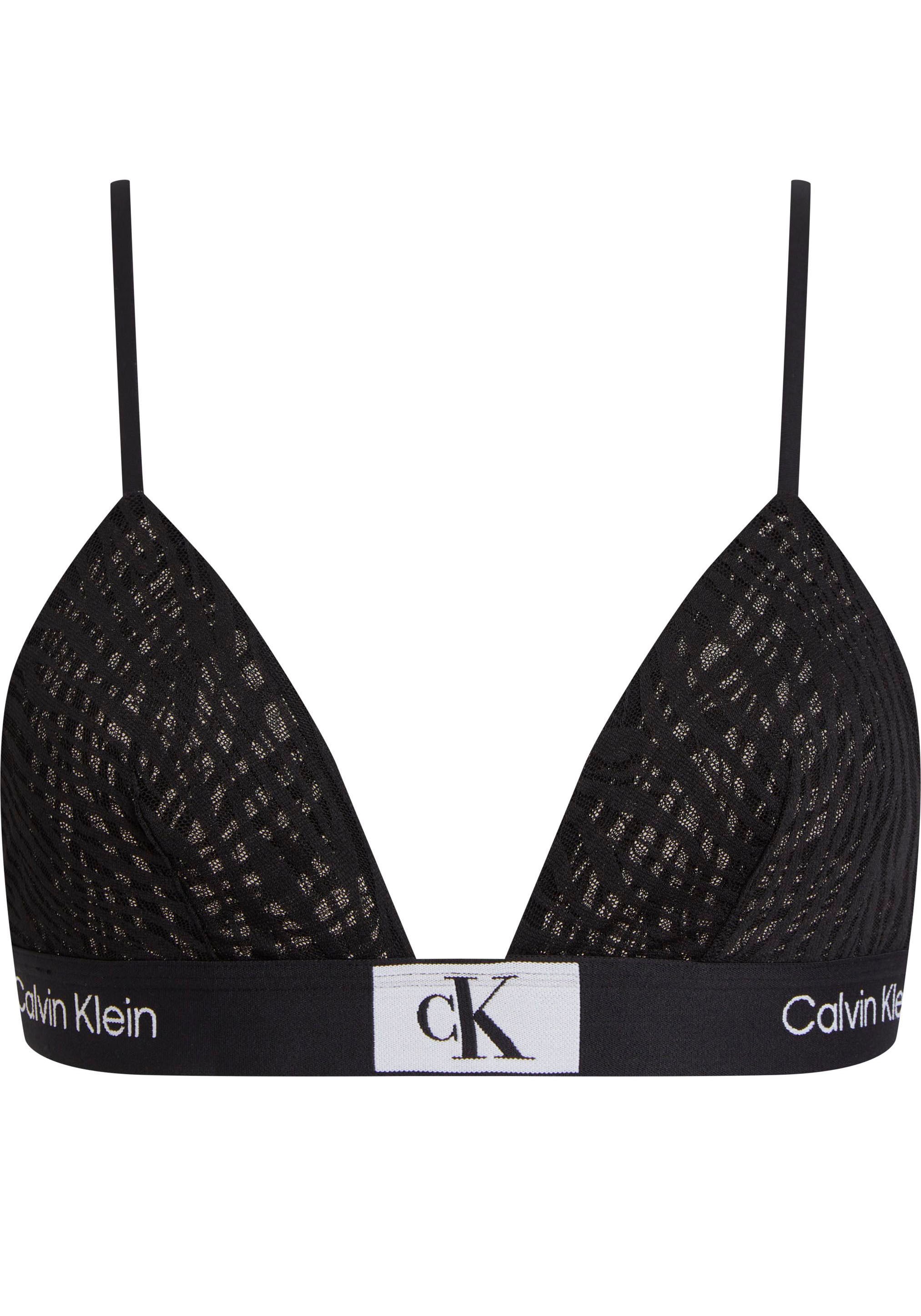 Calvin Klein Underwear Triangel BH in Schwarz