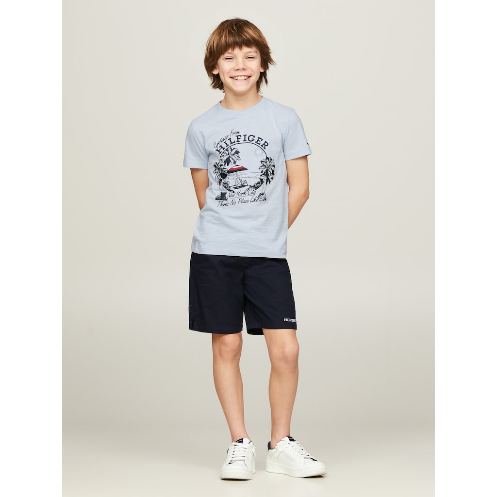 Tommy Hilfiger T-Shirt »GREETINGS FROM TEE S/S«, Baby bis 2 Jahre