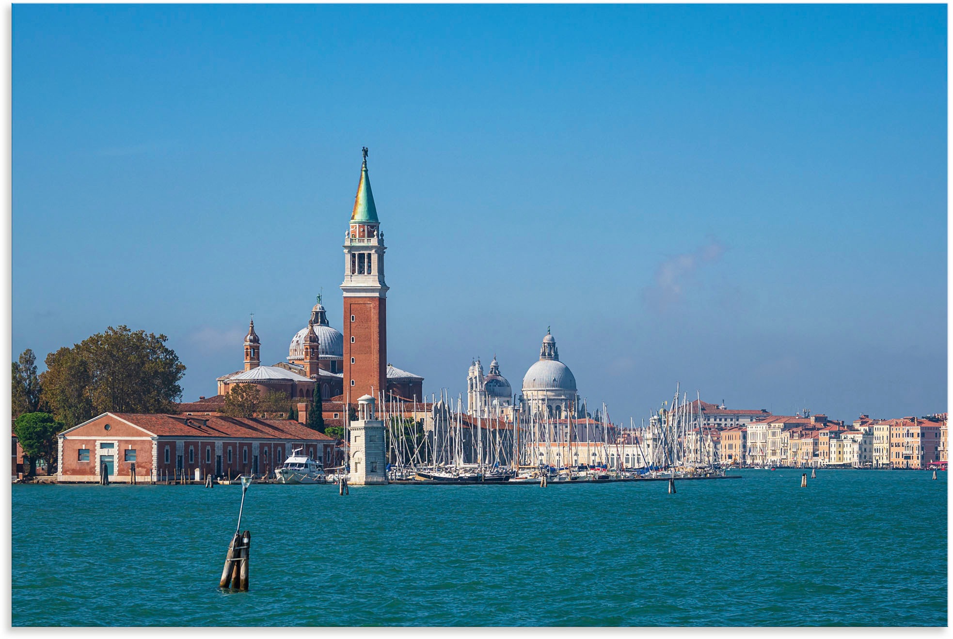 Wandaufkleber bei Alubild, online Maggiore oder »Insel in (1 versch. Venedig, Leinwandbild, Wandbild Artland Größen in als Venedig«, San Giorgio OTTO Poster St.),