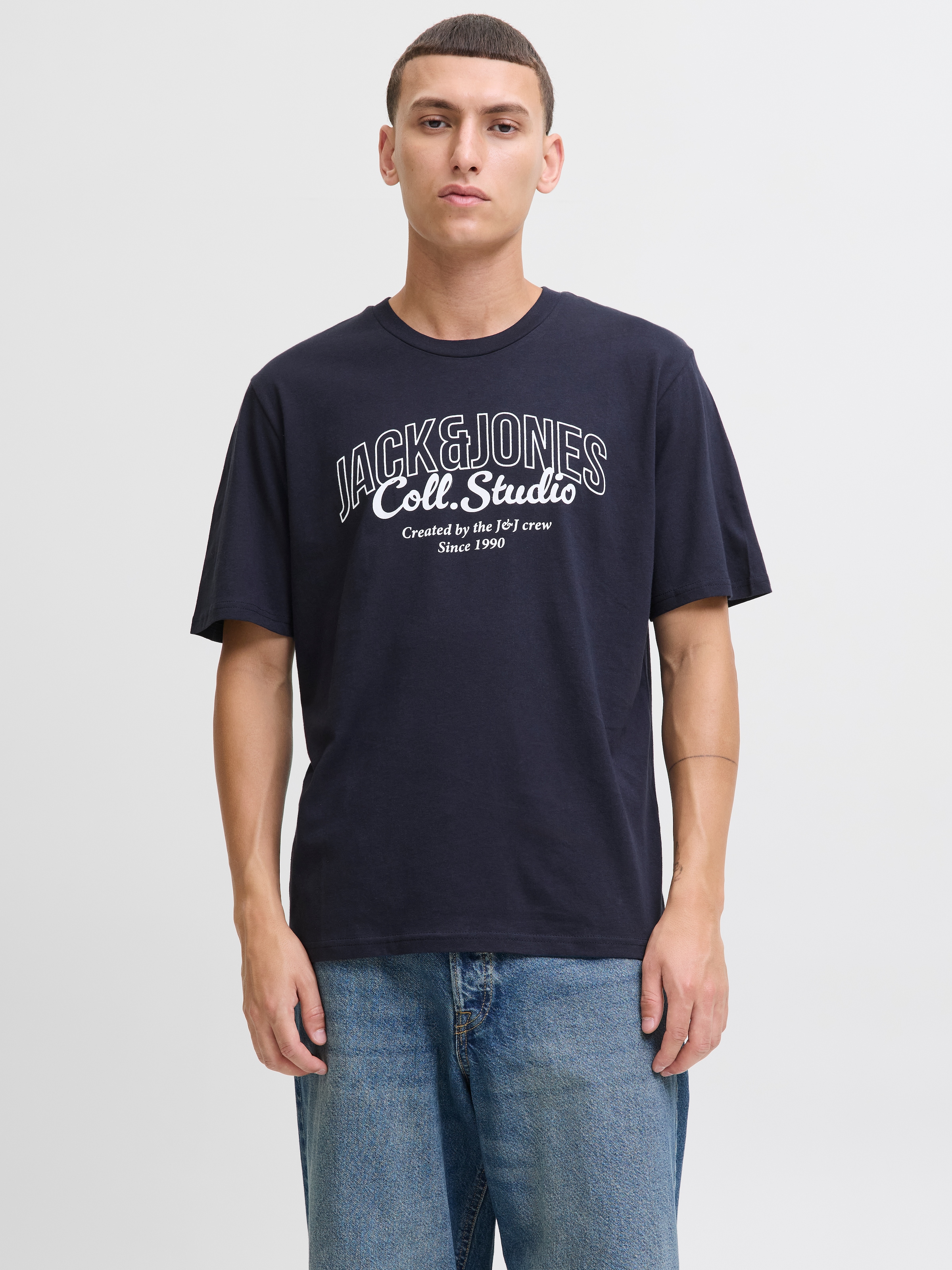 Jack & Jones Kurzarmshirt »JJMAKOTO TEE SS CREW NECK 3PK MP«, (Packung, 3 tlg.)