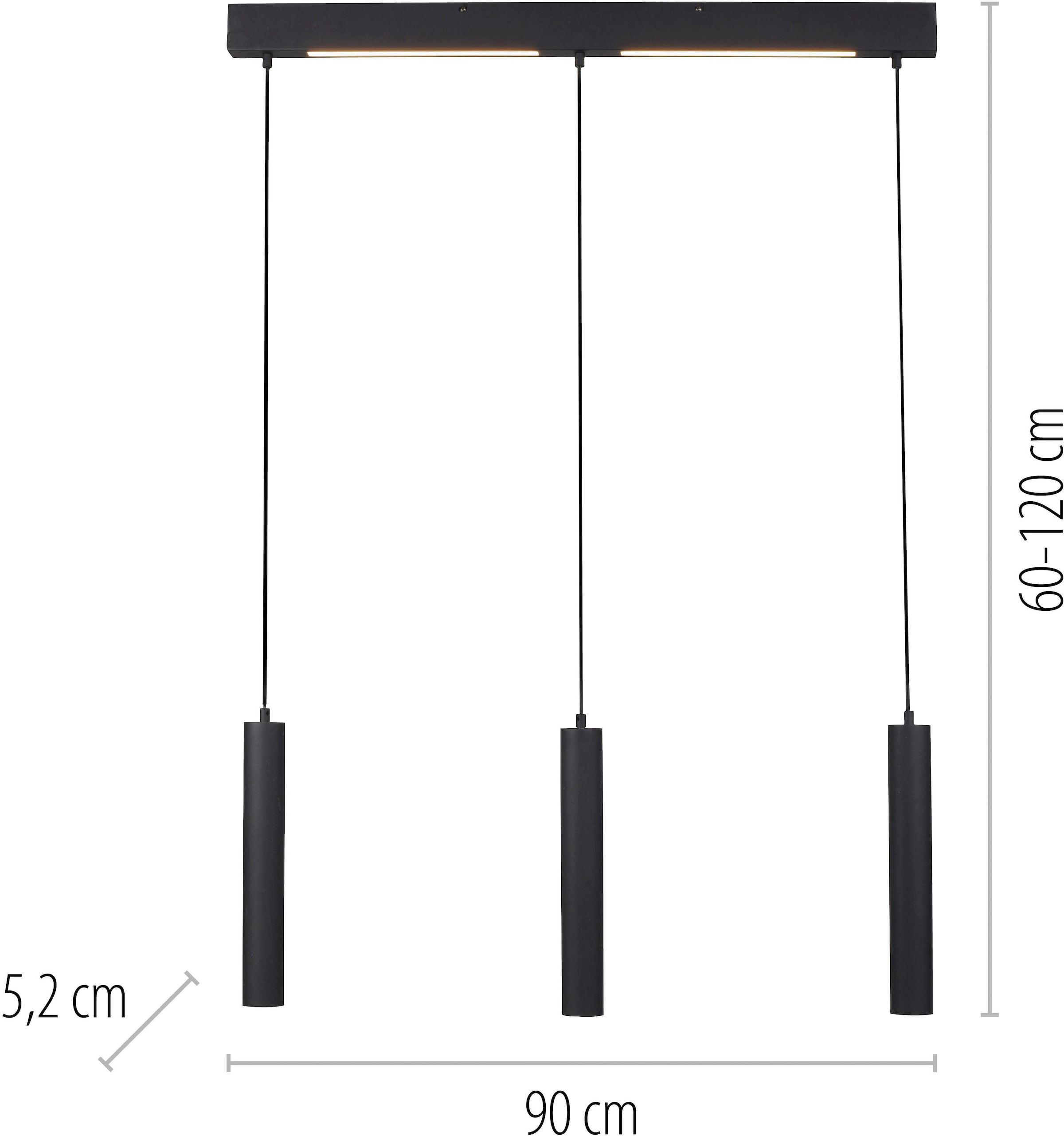 SCHÖNER WOHNEN-Kollektion LED Pendelleuchte »DANTE« GU10 1 Stk. SCHÖNER WOHNEN Kollektion, Downlight