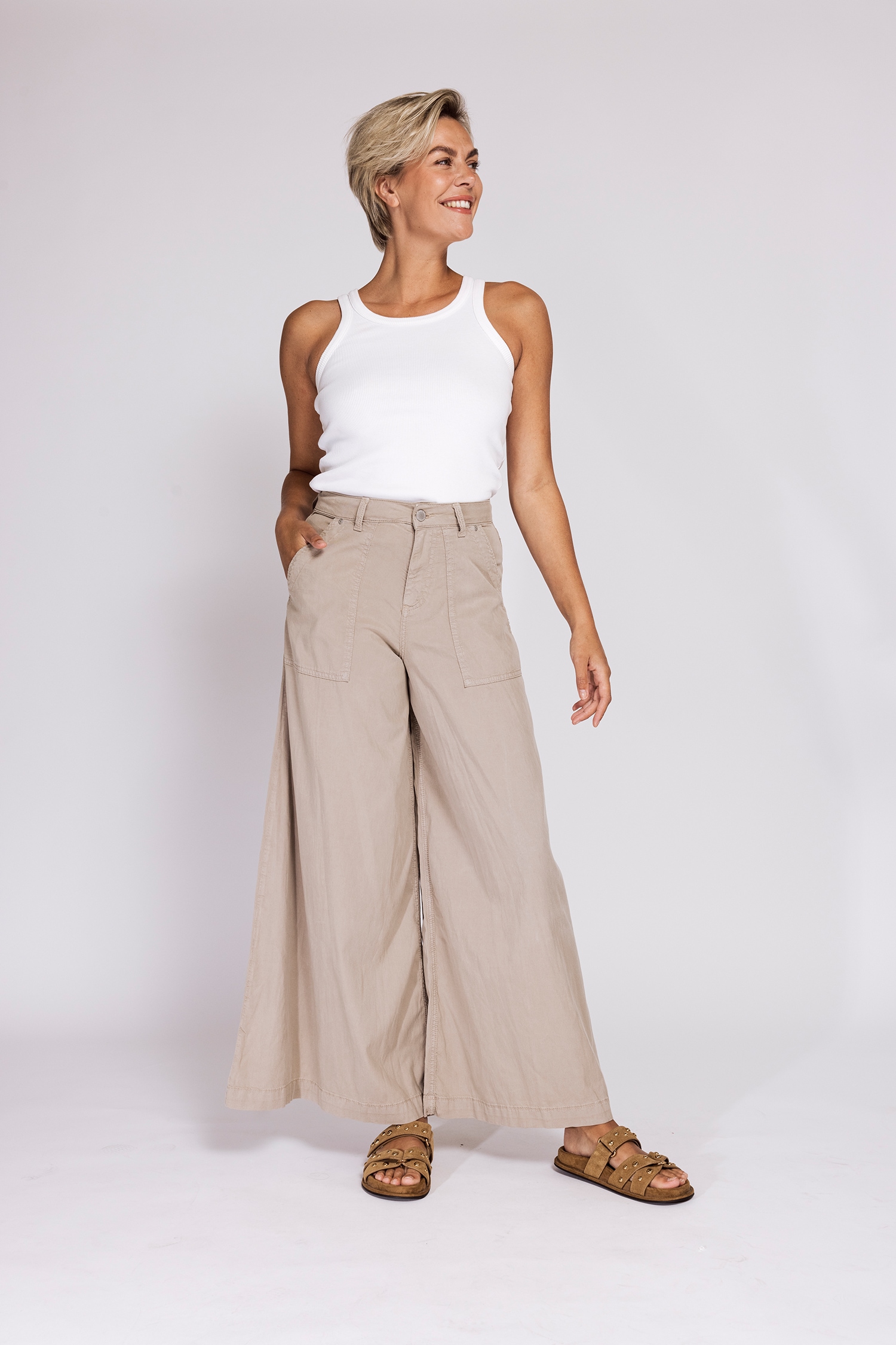Zhrill Culotte »CHATTI«  Extra weite Jeans-Hose im Culotte-Style