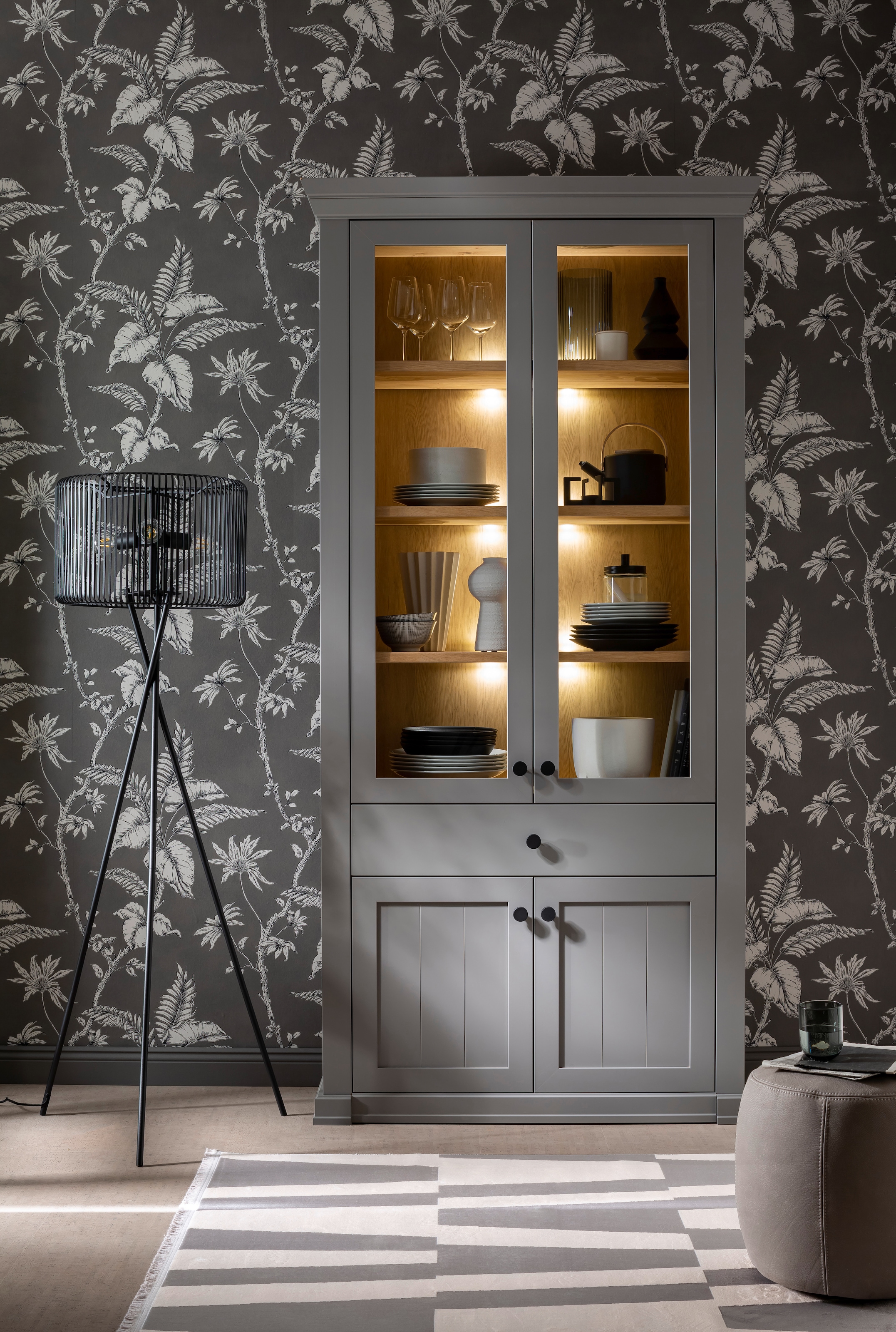 SCHÖNER WOHNEN-Kollektion Teppich »Magic 6104« rechteckig 7 mm Höhe Hoch Tief Struktur, mit Viskose, weich und glänzend