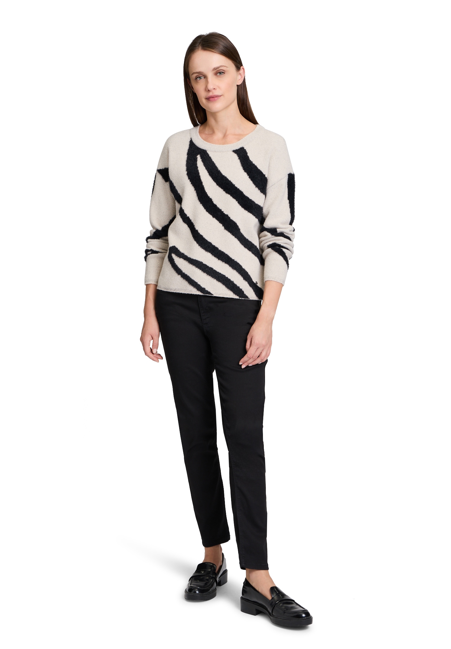 Betty&Co Strickpullover »Strickpullover mit Jacquard«