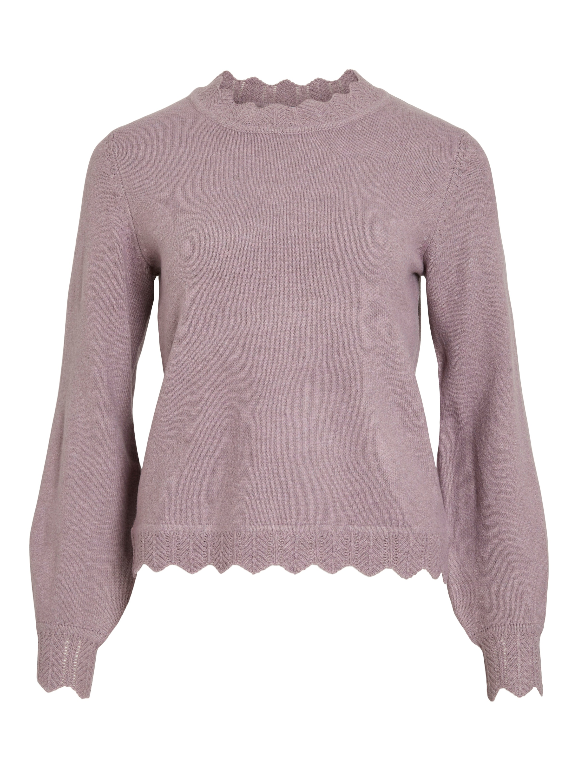 Vila Strickpullover »VINIKOLINA O-NECK L/S KNIT TOP - NOOS«