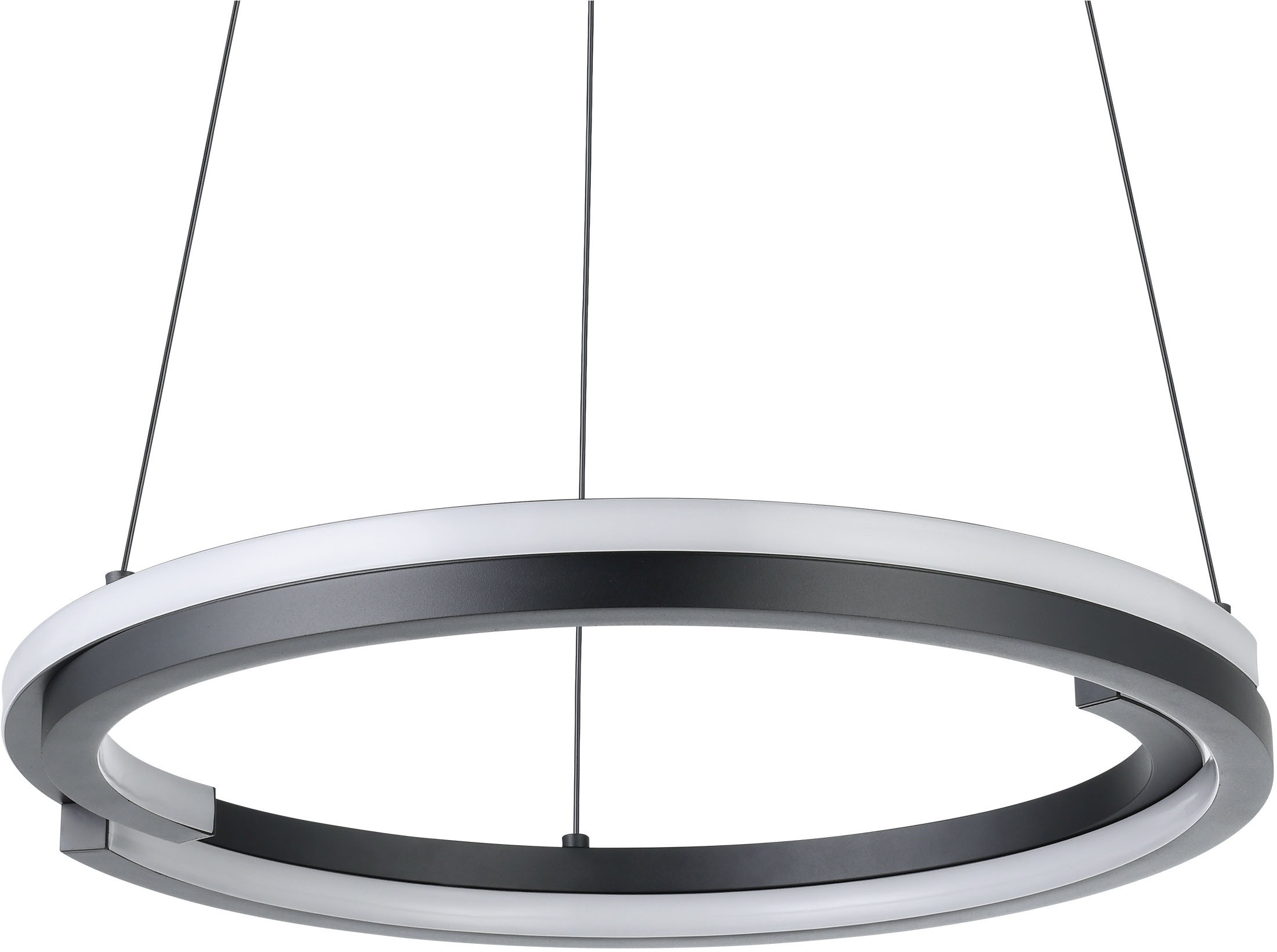 EGLO Hängeleuchte »MEZZOMONTE Pendellampe - Alu, Stahl - LED;LED - 1X20W;1X20W - IP20« LED-Modul 1 Stk. Kaltweiß | Neutralweiß | Warmweiß Hängelampe, Deckenlampe, Wohnzimmer, Esszimmer, H110 x Ø48 cm