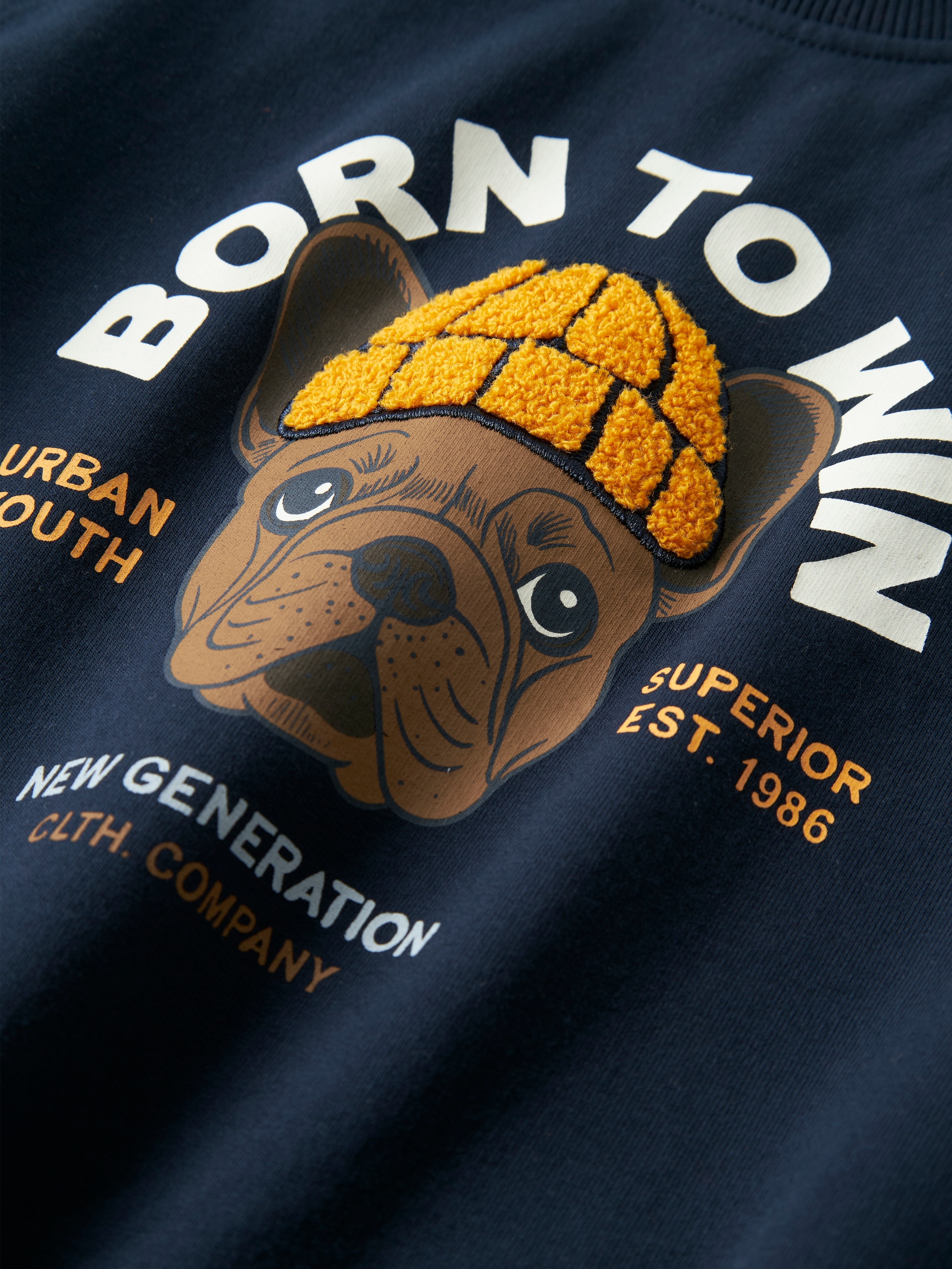 Name It Sweatshirt »NMMRIGUNA LS NREG SWEAT BRU BOX«
