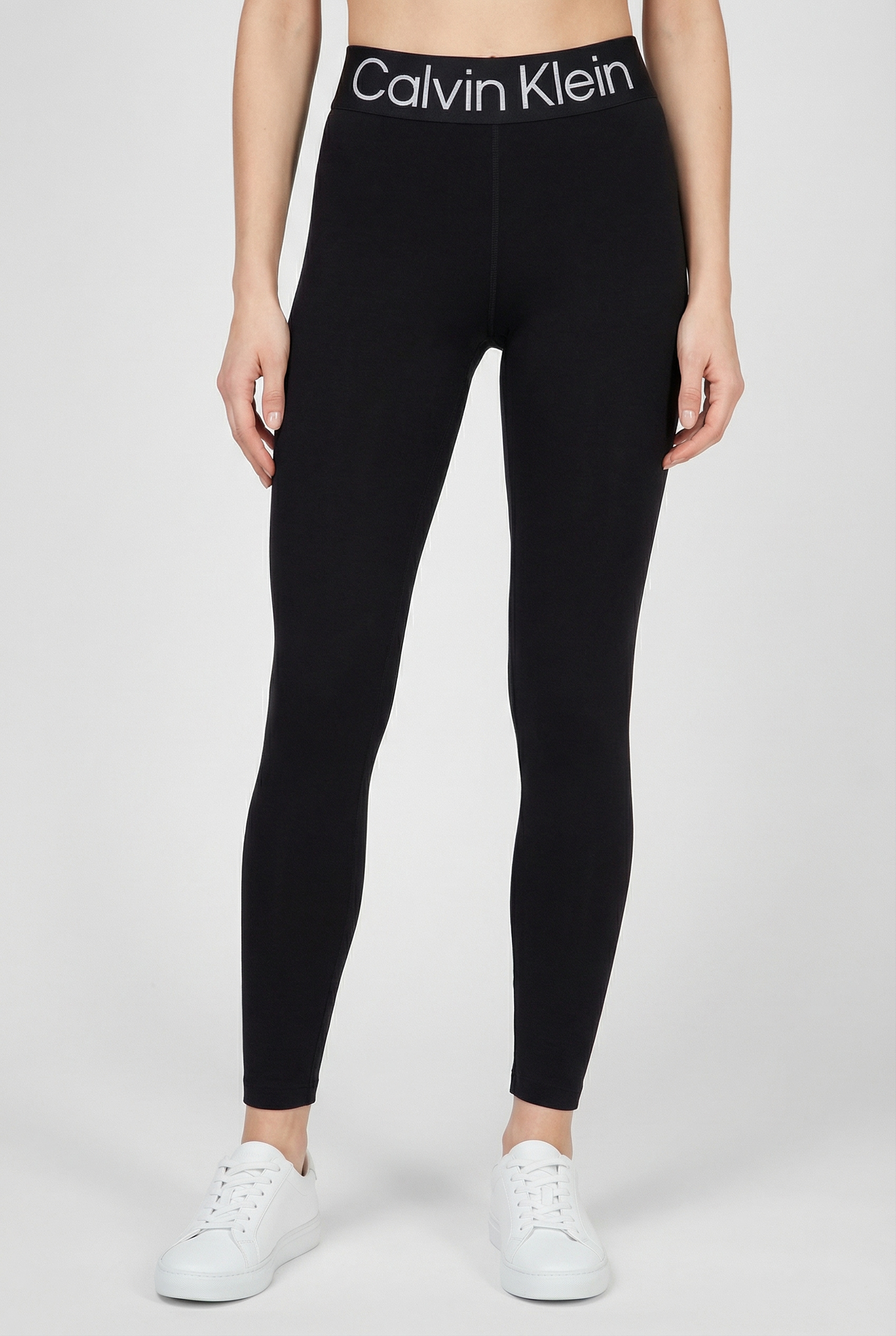 Calvin Klein Leggings  breiter Logobund, weich, elastisch, Cotton-Mix