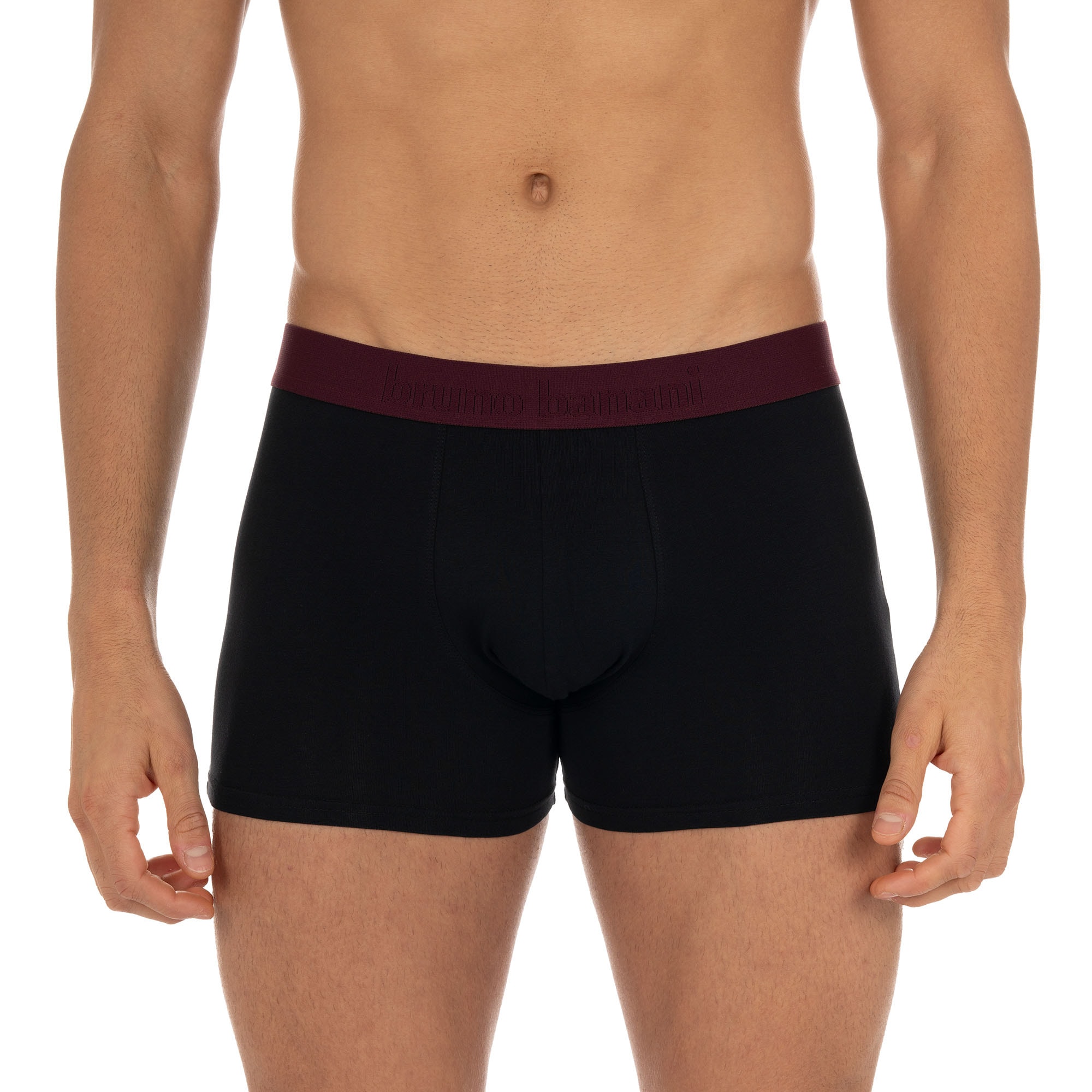Bruno Banani Boxershorts »FLOWING«, (2er Pack), mit kontrastfarbenem Bündchen
