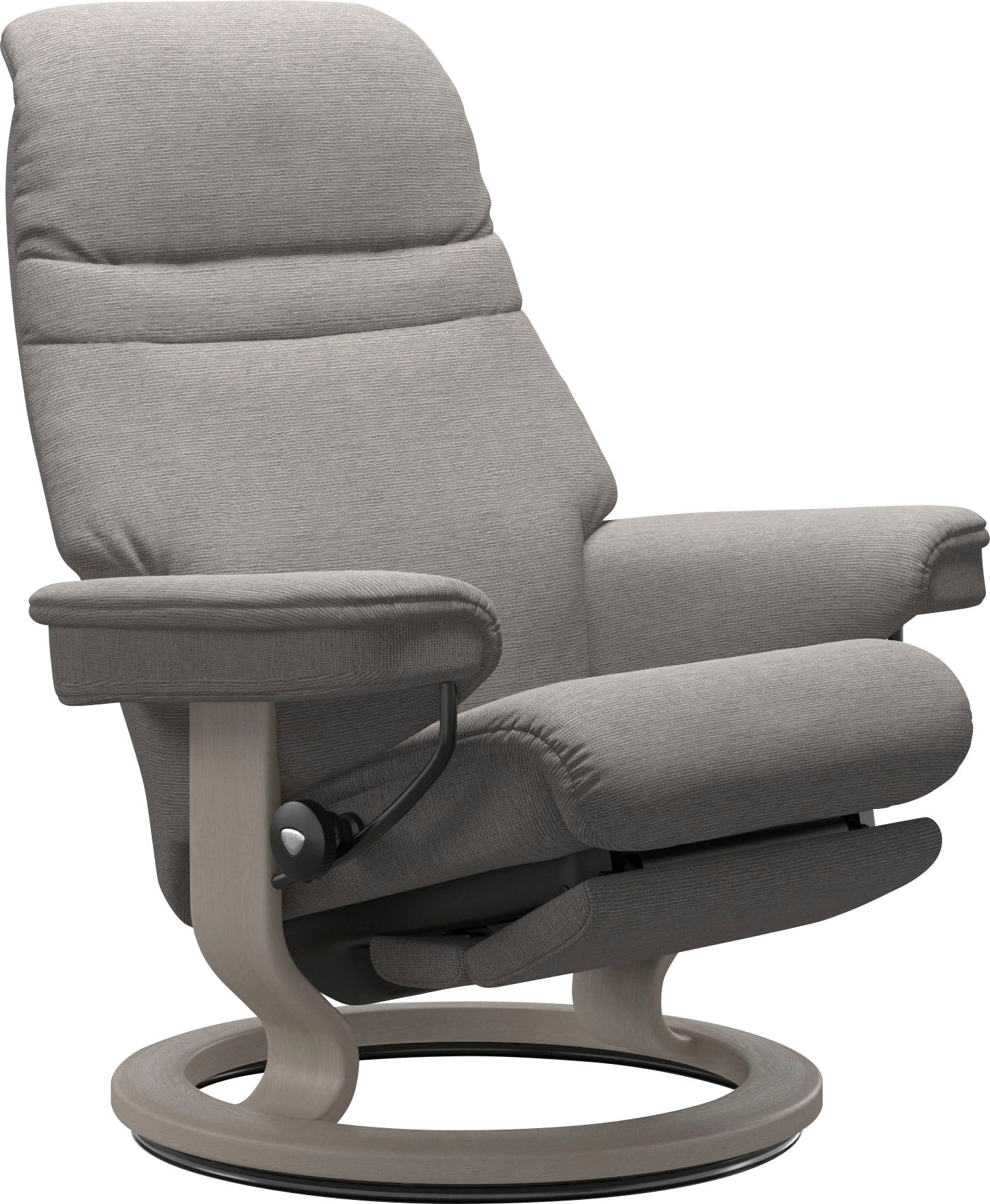 Stressless® Relaxsessel »Sunrise«, mit Classic Base und Power™, elektrisch verstellbar, optional 2-motorisch, Größe M & L, Gestell Whitewash
