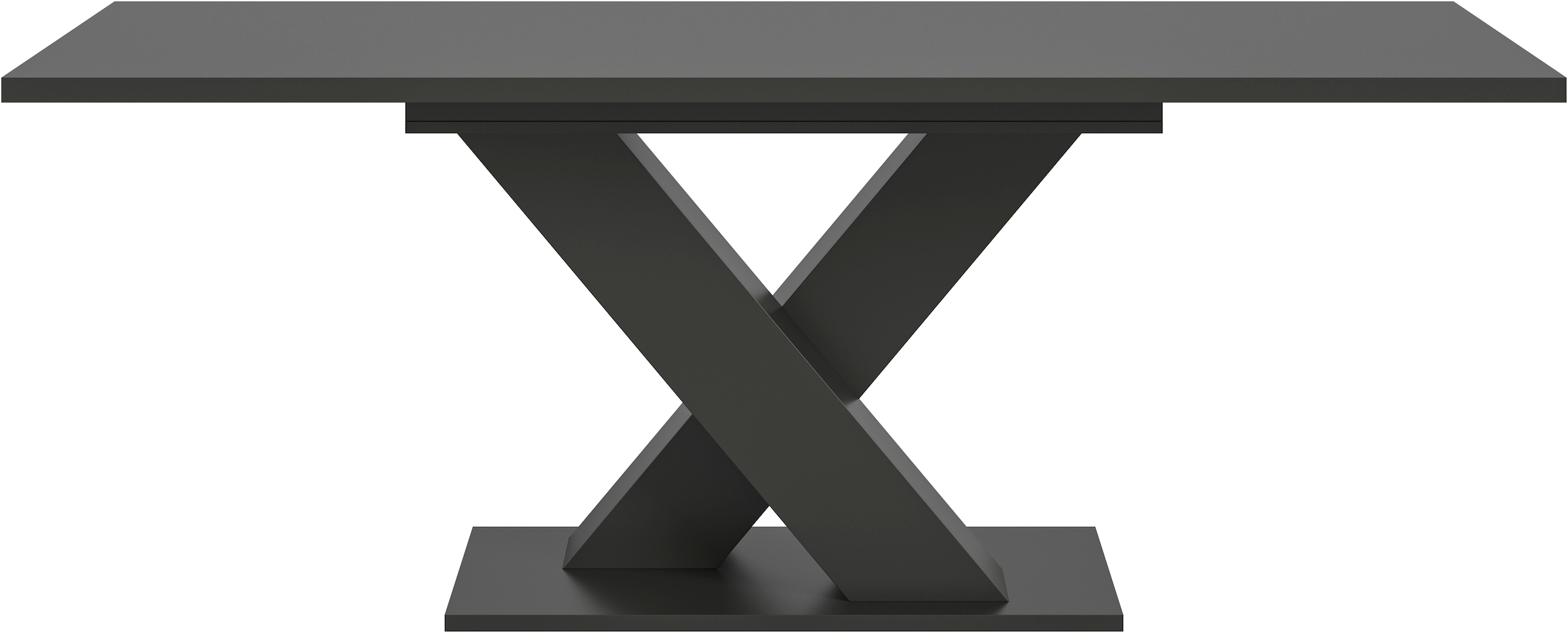 INOSIGN Esstisch »Motus, ausziehbar 150 -190 cm, inklusive 40 cm Einlegeplatte«, X-Gestell mit Bodenplatte, Tisch, Küchentisch, Esszimmer, Küche