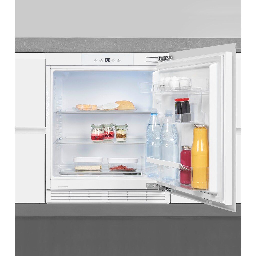 exquisit Einbaukühlschrank »UKS140-V-FE-010D«, UKS140-V-FE-010D, 81,8 cm hoch, 59,5 cm breit