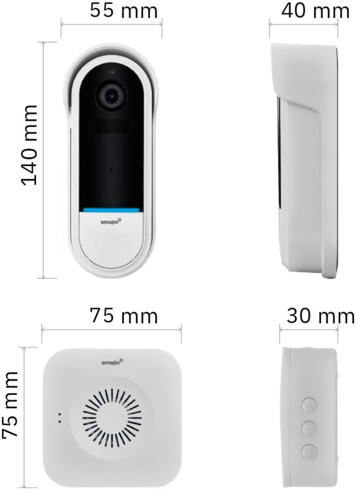 Netatmo Überwachungskamera »Kabellose Videotürklingel OVD-01-EU«, Außenbereich