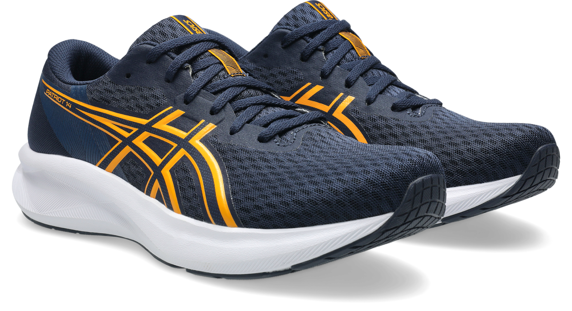 Asics Laufschuh »PATRIOT 14«  atmungsaktives Mesh-Obermaterial, Energiegeladene Mittelsohle