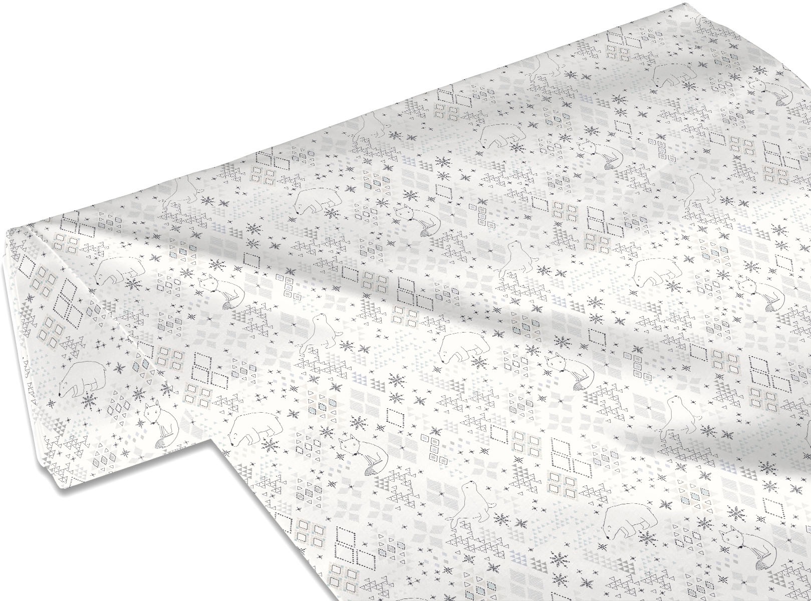my home Stoff »Polartiere«, (1 St.), Meterware, Breite 140cm