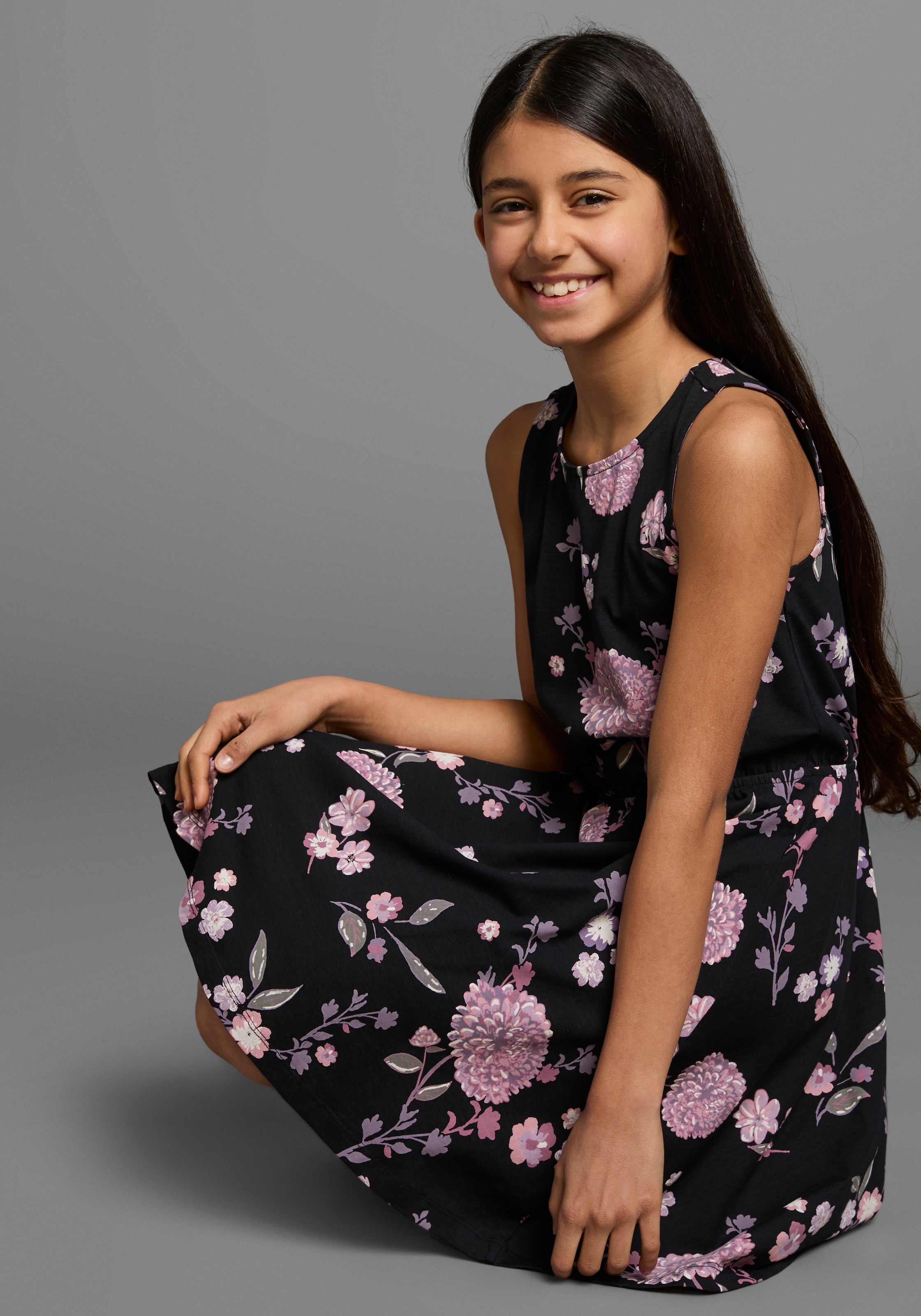 KIDSWORLD Jerseykleid, festliche Anlässe, ärmelloses Kleid
