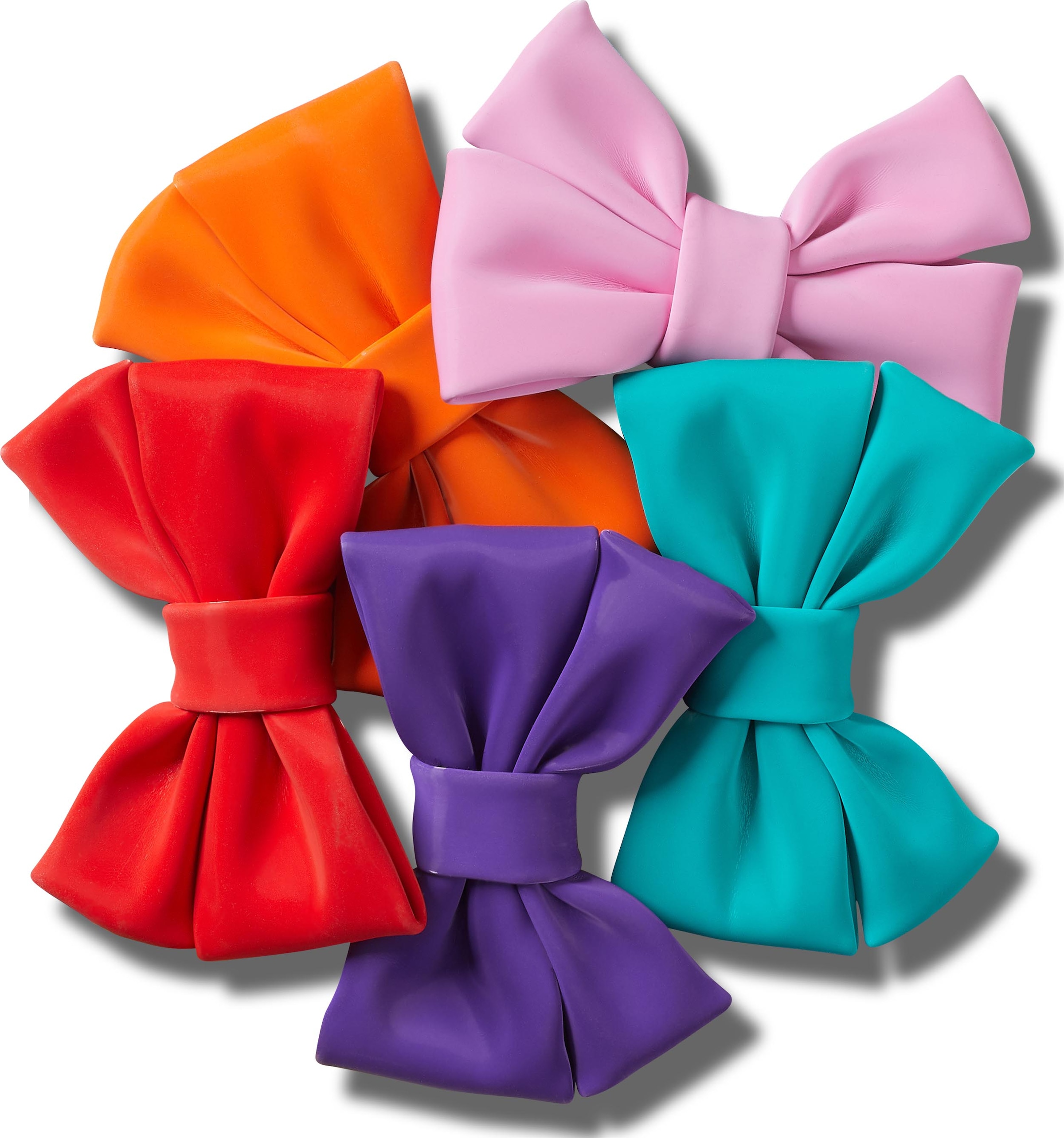 Schuhanstecker »Jibbitz™ Super Hyper Me Bows«, (Set, 5 tlg., Kein Spielzeug. Nicht für...