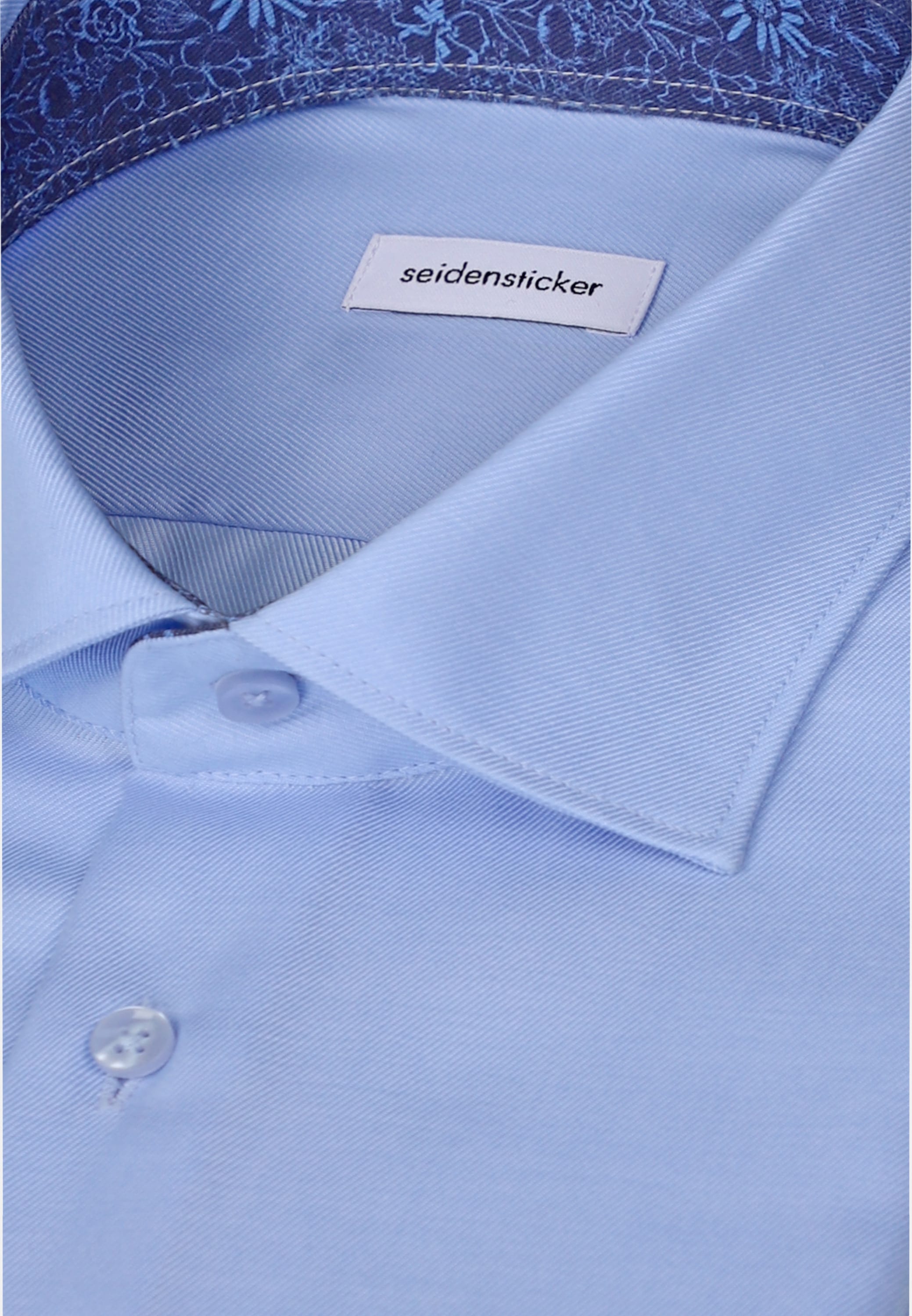 seidensticker Businesshemd »Schwarze Rose« Shaped 1/1 Kentkragen Uni