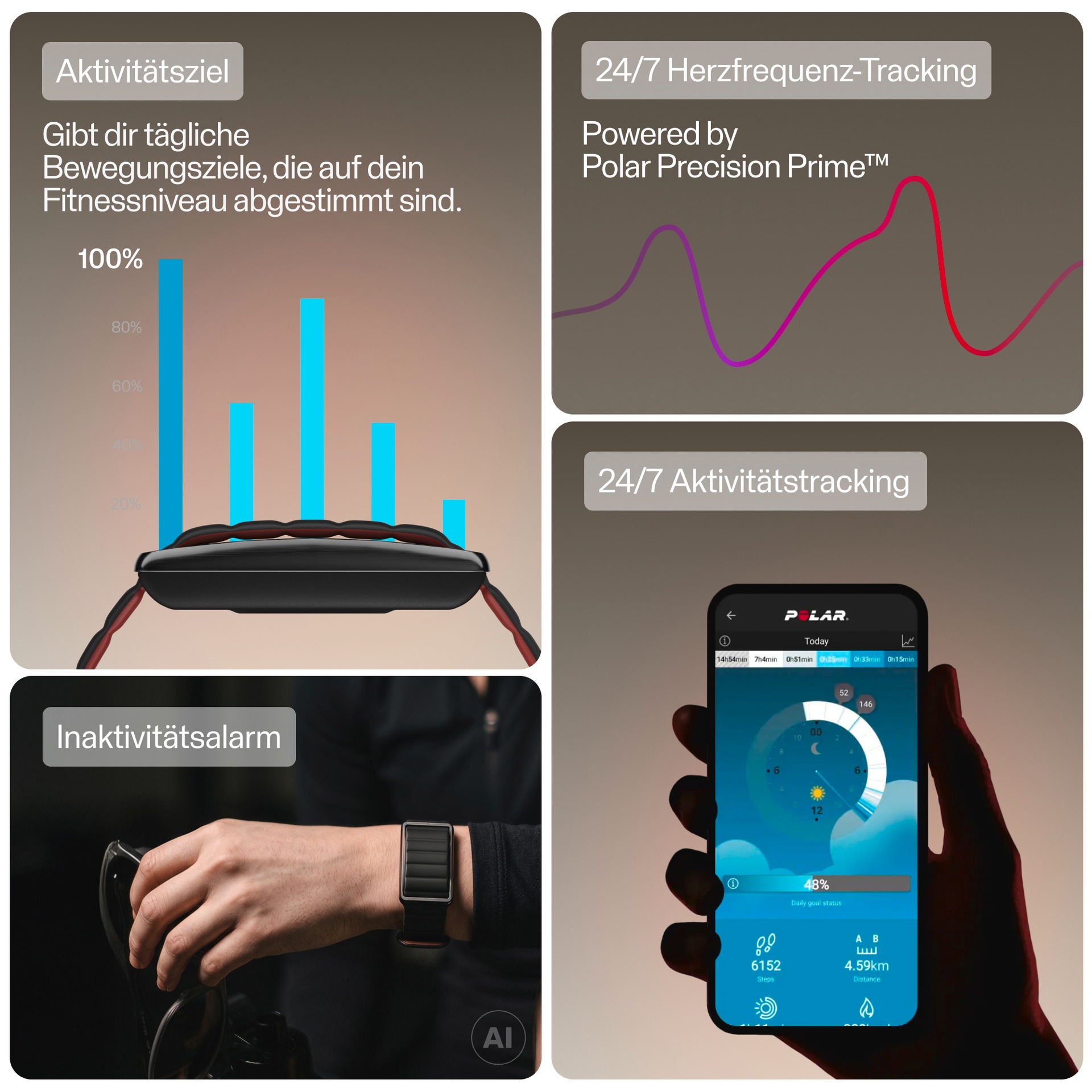Polaroid Fitness-Tracker »LOOP GEN2 S-M«