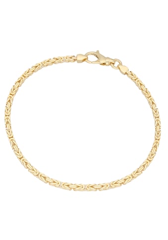 Firetti Goldarmband »Prächtige Königskettengliederung, 2,5 mm breit, diamantiert, massiv« kaufen