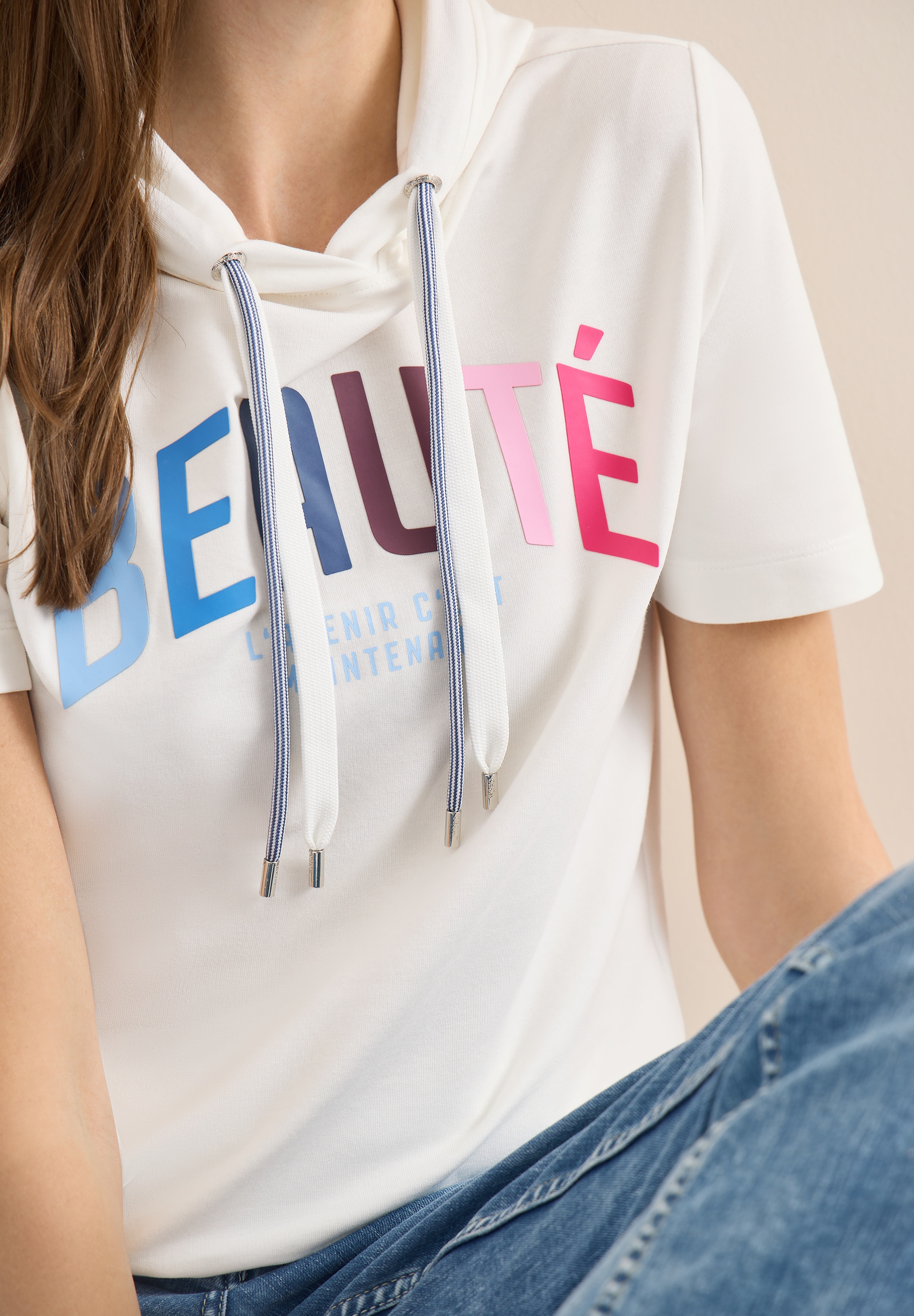 Cecil Kurzarmshirt mit Letter-Print