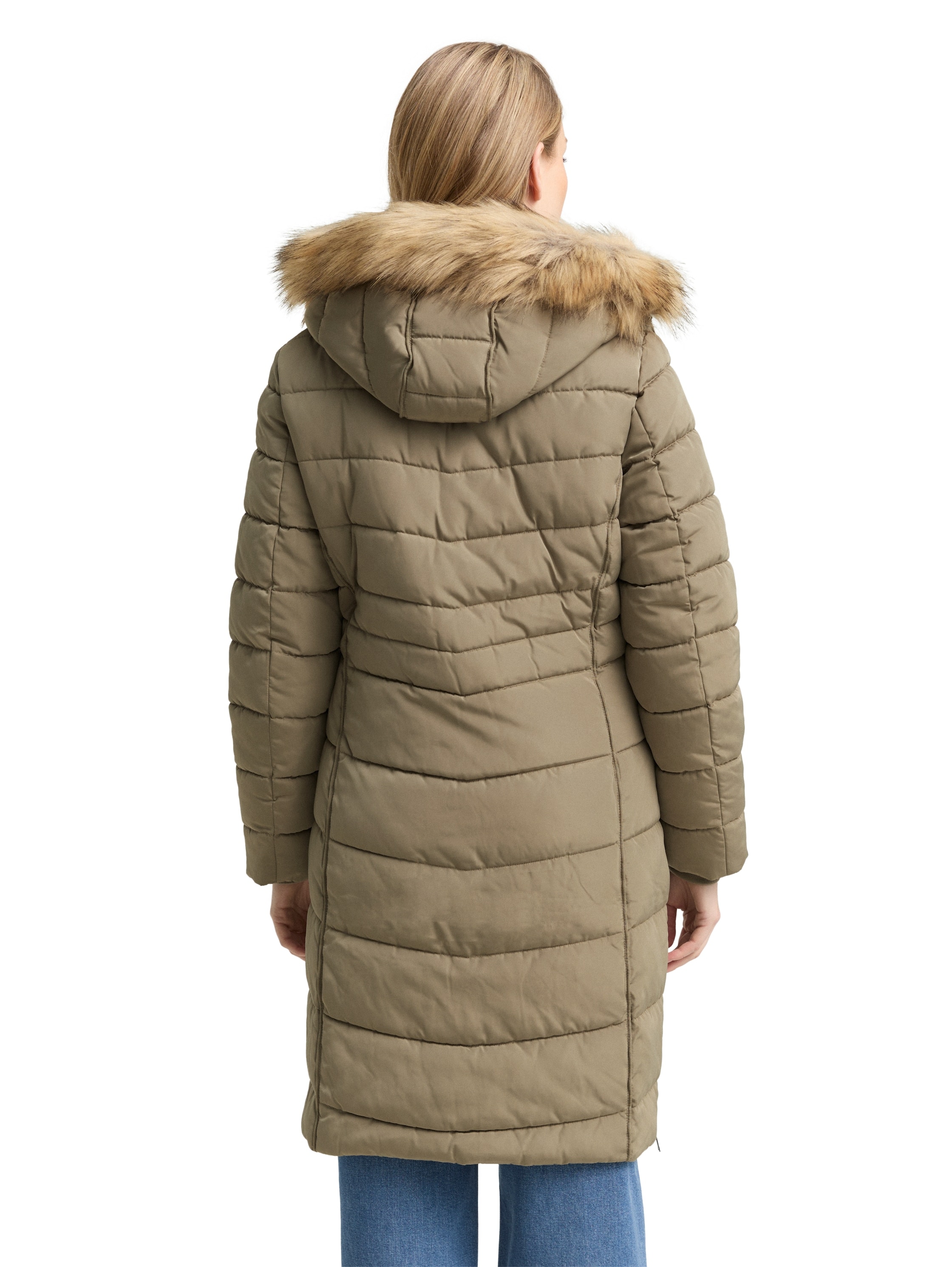 TOM TAILOR Steppmantel , mit Kapuze
