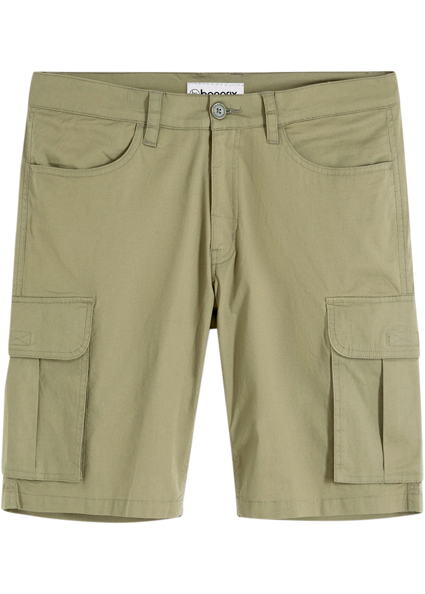 bonprix Cargobermudas  leichte Qualität, mit Stretch-Anteil, regular fit