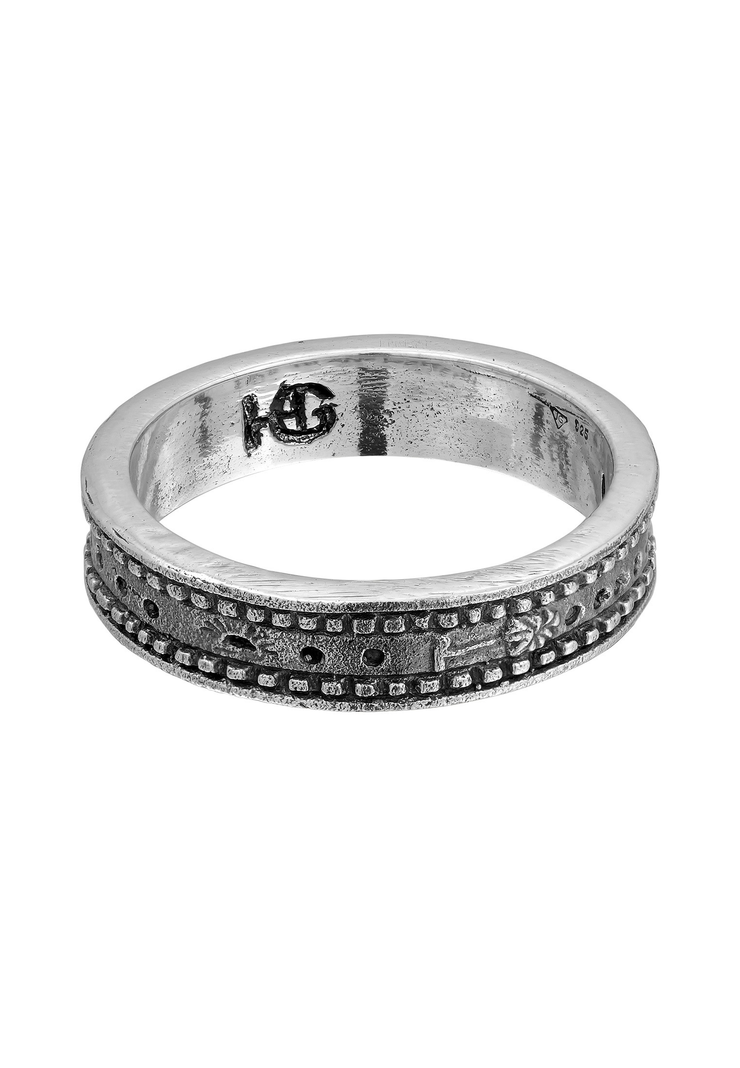 HAZE & GLORY Silberring »Ring Bandring - Universe 925 Silber«