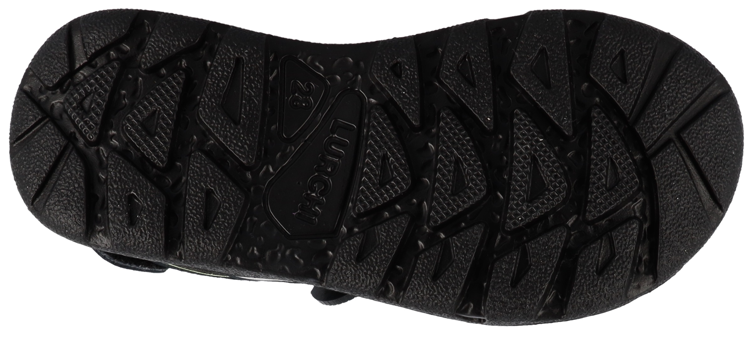 Lurchi Sandale »Oweno«  Klettschuh mit Neonfarben, Größenschablone zum Download