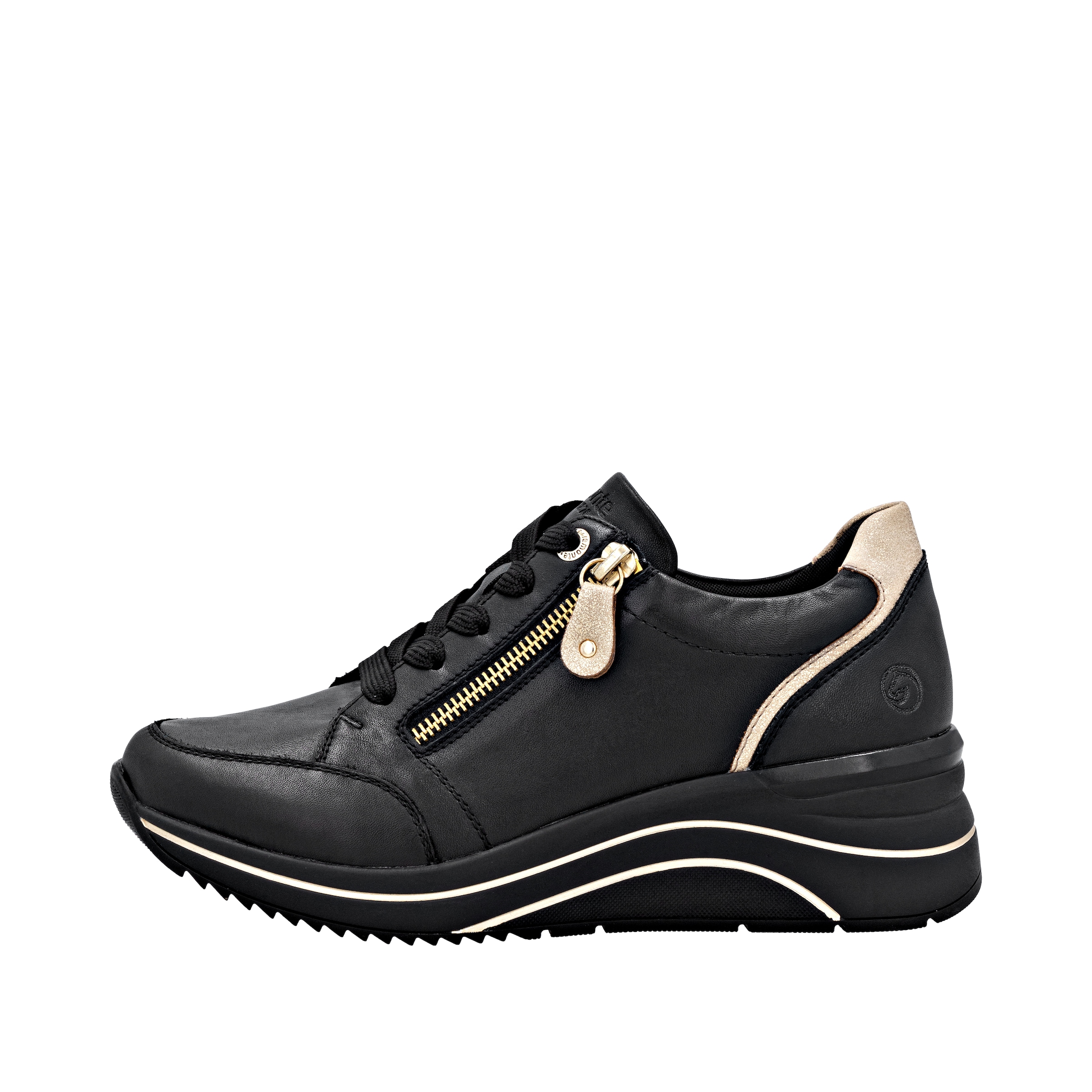Remonte Keilsneaker, Freizeitschuh, Halbschuh, Schnürschuh mit Rieker TEX-Membran