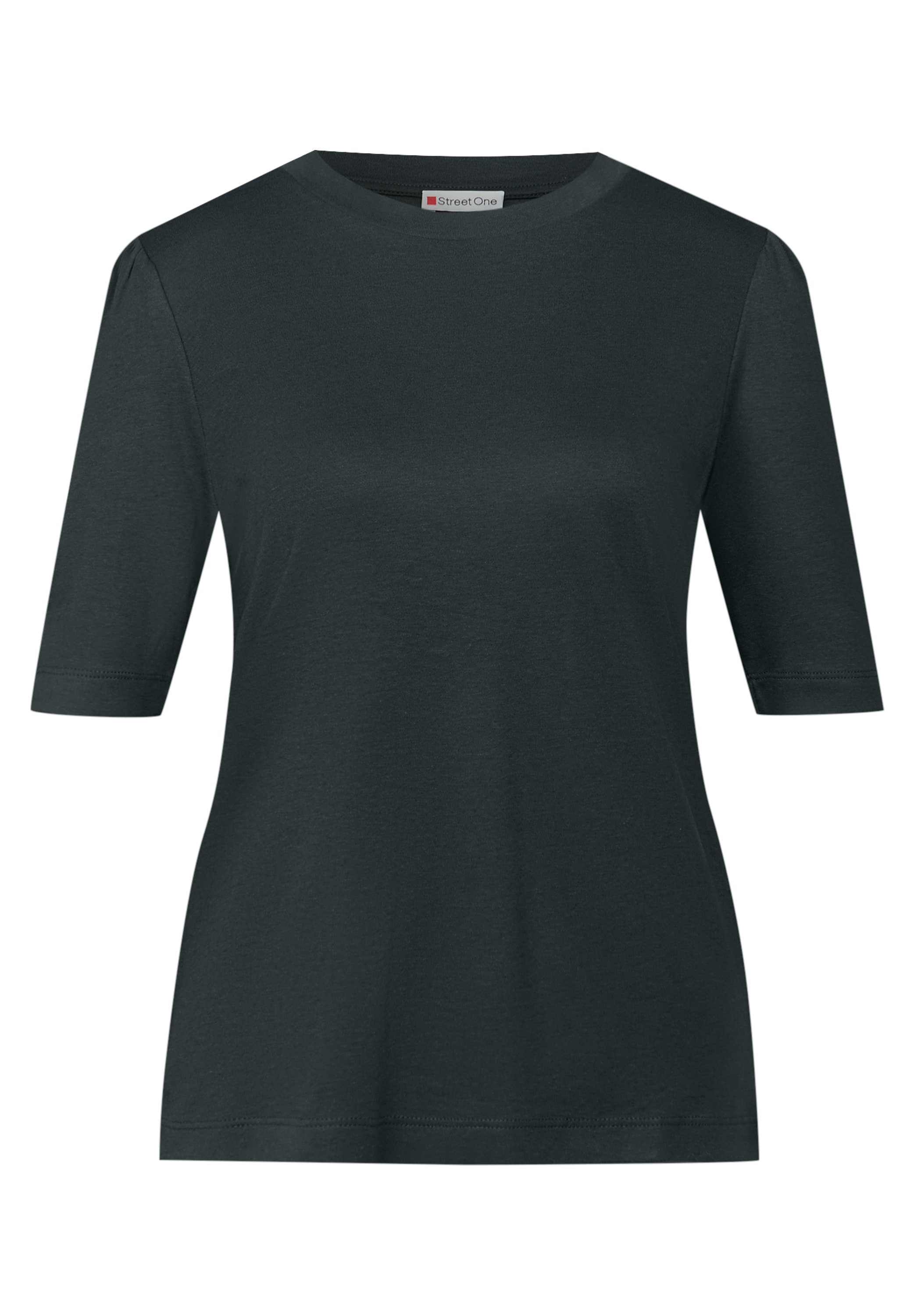 STREET ONE T-Shirt, mit Raffung an den Schultern