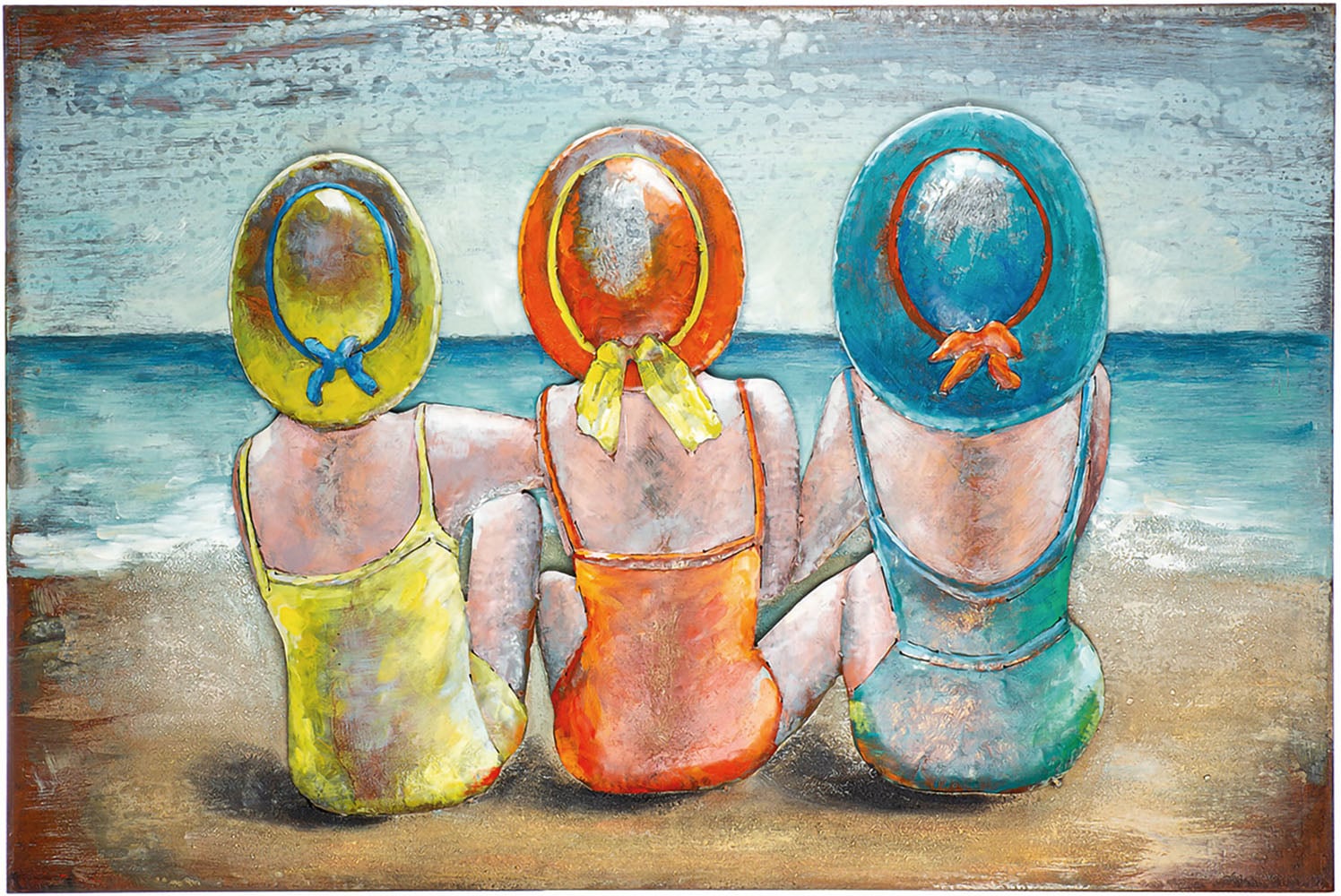 Casablanca by Gilde Leinwandbild »Bild rechteckig Beach Ladies« Strandbilder 1 Stk. tlg.