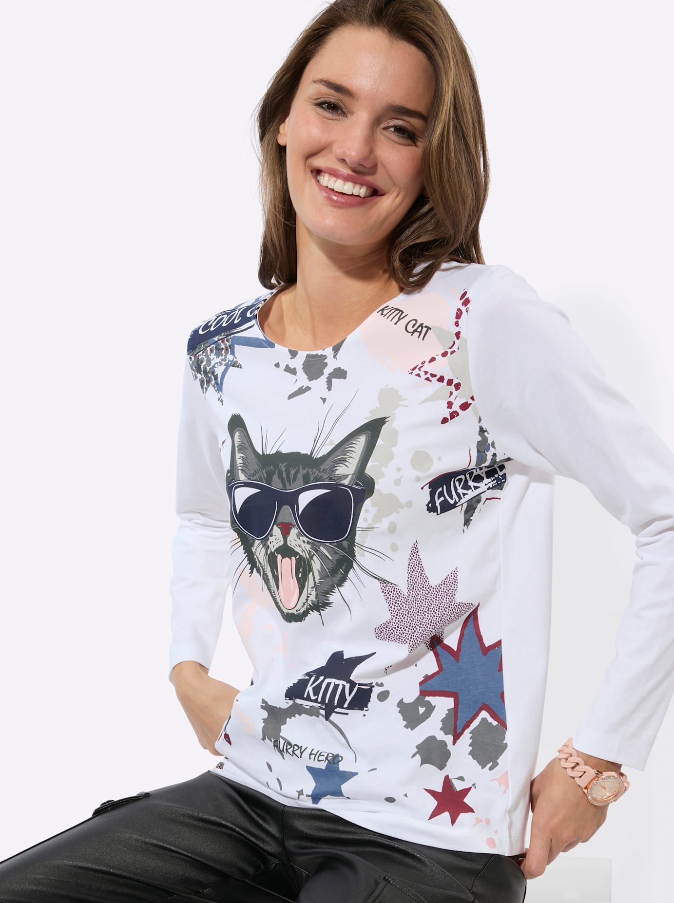 Inspirationen Langarmshirt »Langarm-Shirt« 1