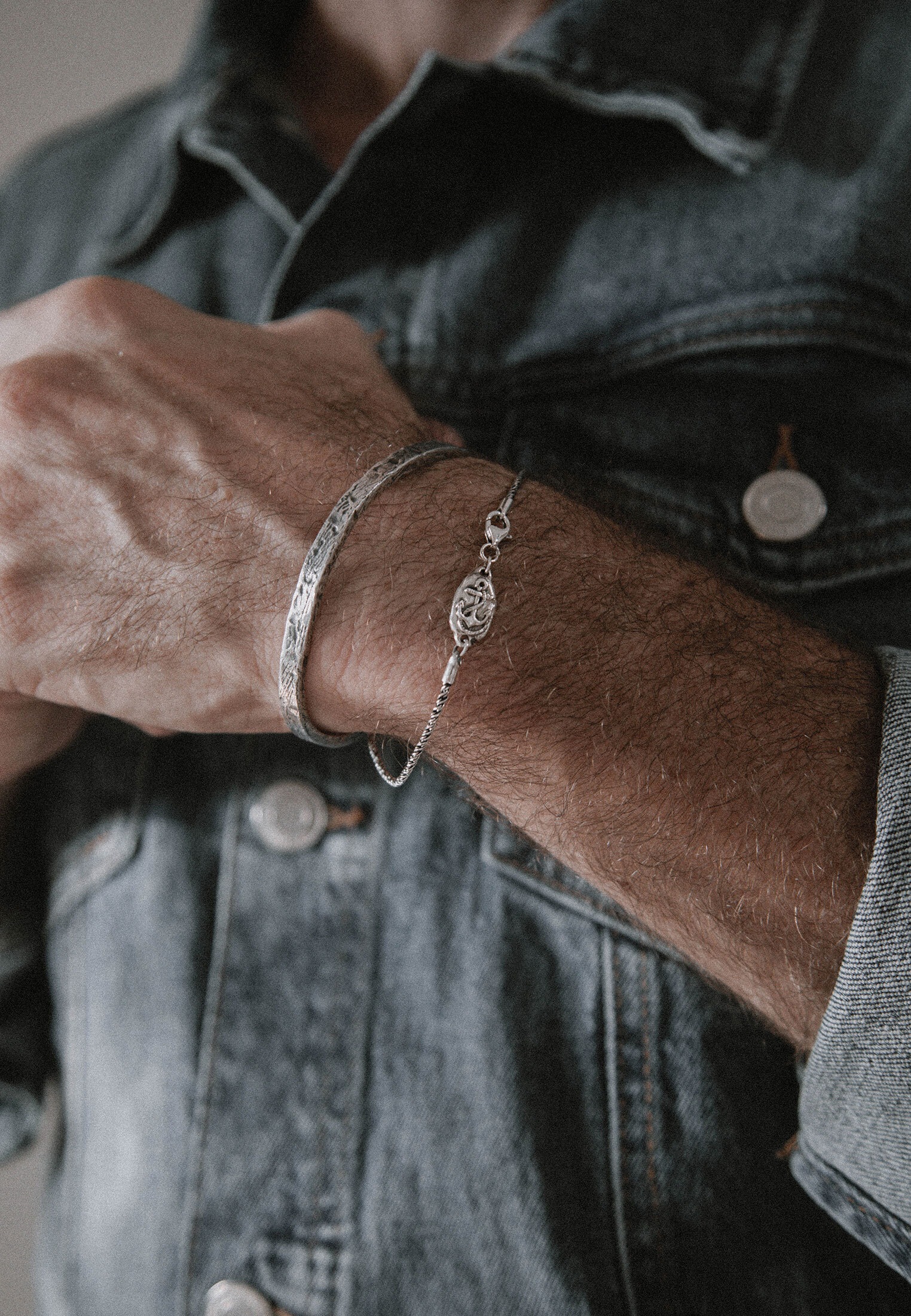 HAZE & GLORY Armkette »Armband Anker der Hoffnung 925 Silber«