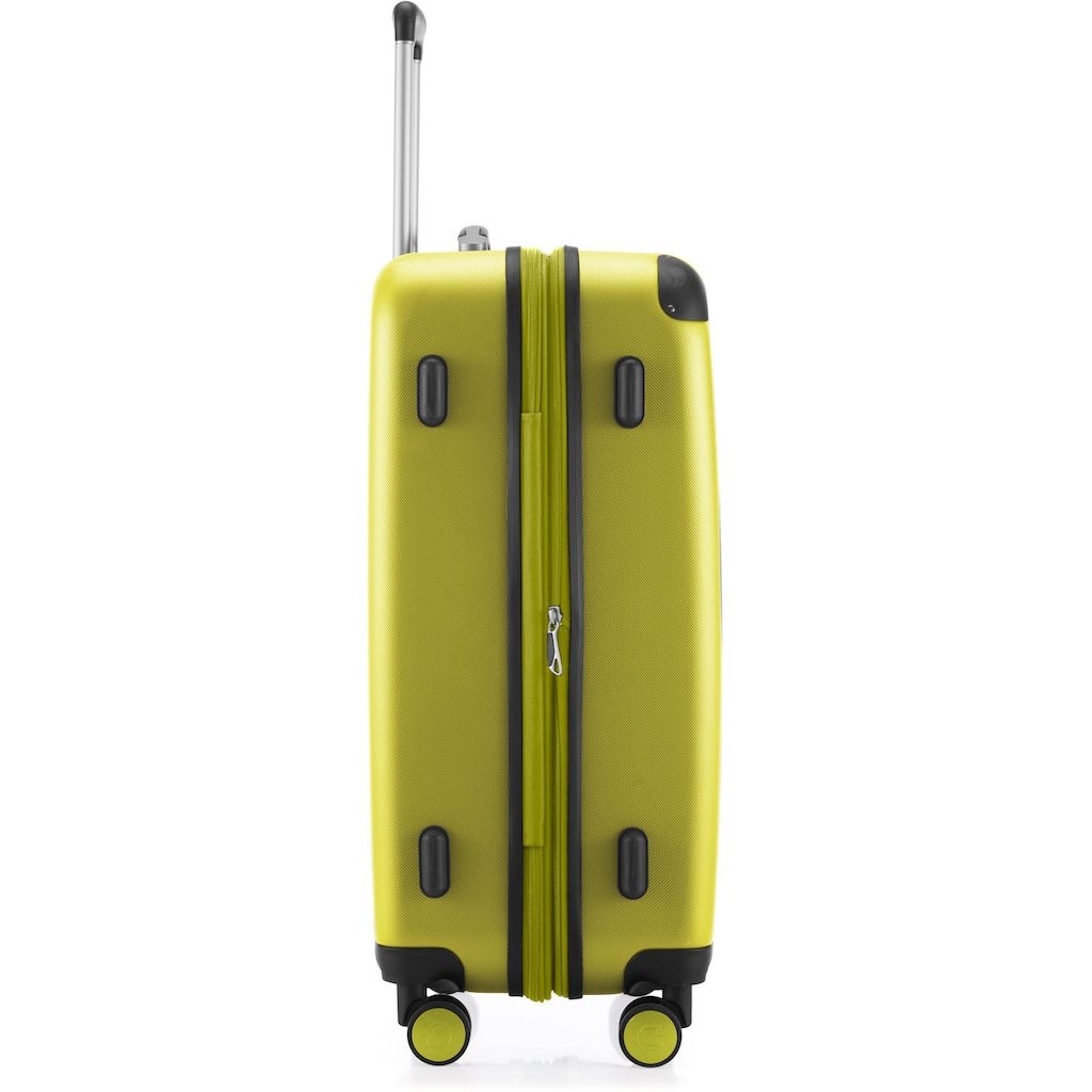 Hauptstadtkoffer Hartschalen-Trolley »Spree, 65 cm, farn«, 4 Rollen