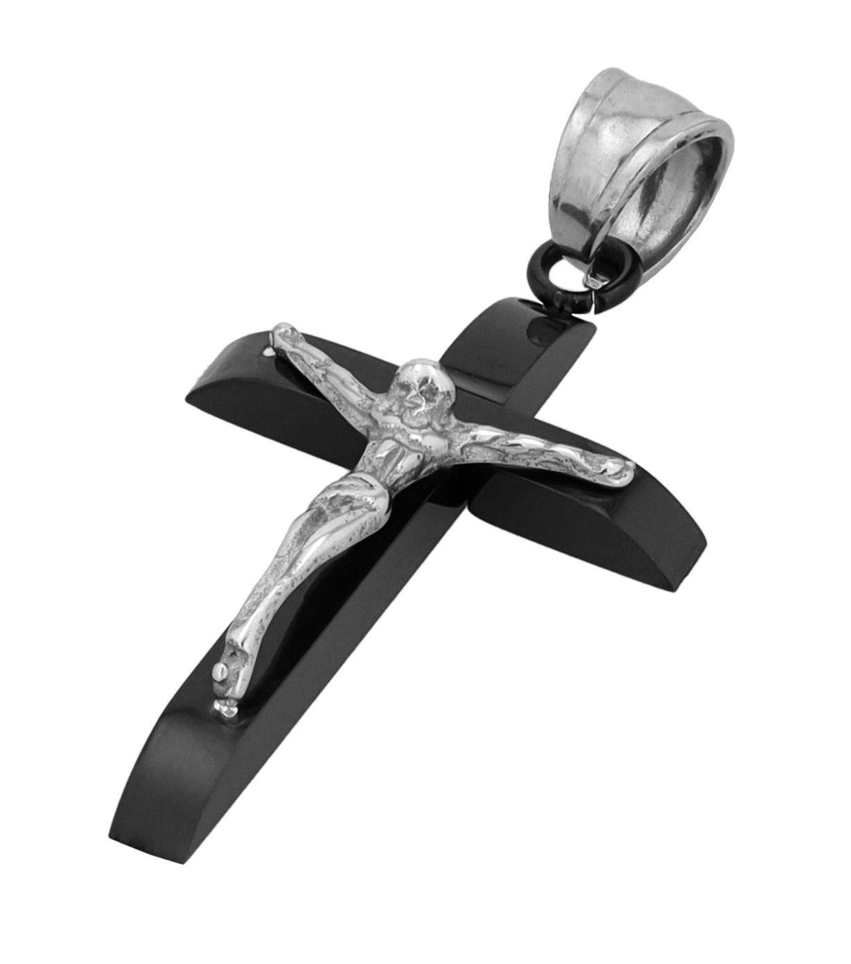Adelia´s Kreuzanhänger »Unisex Anhänger ¿ Kreuz Kreuzanhänger aus Edelstahl«
