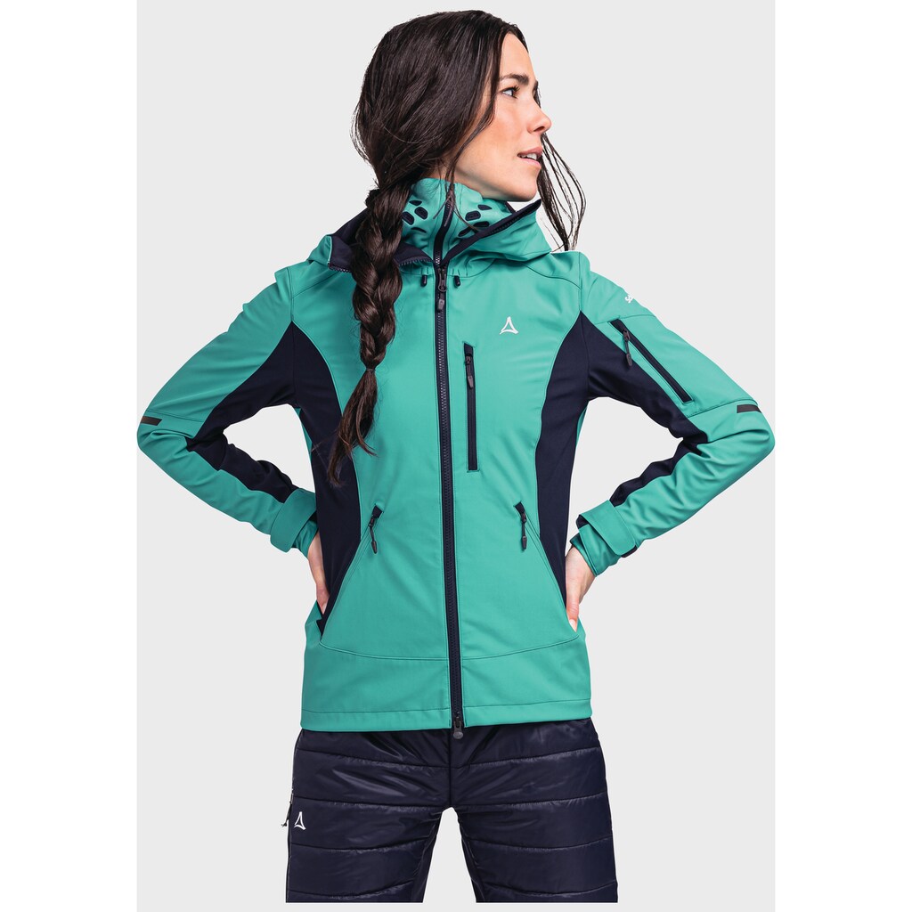 Schöffel Outdoorjacke »Softshell Jacket Matrei L«, mit Kapuze