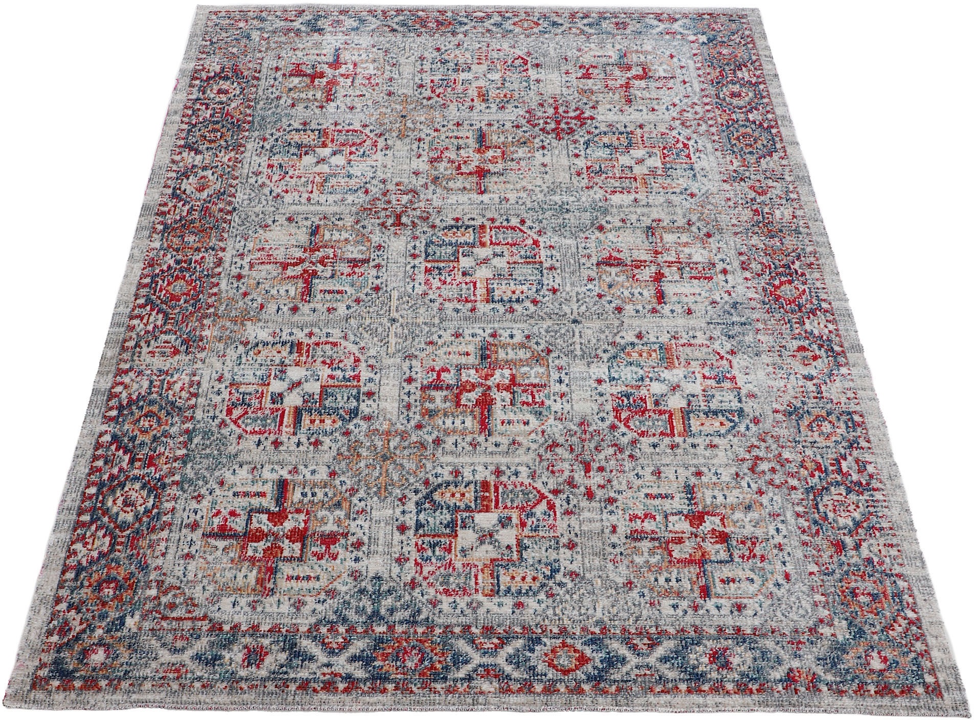 carpetfine Teppich »Mahal«, rechteckig, 3 mm Höhe, Orient Vintage Look