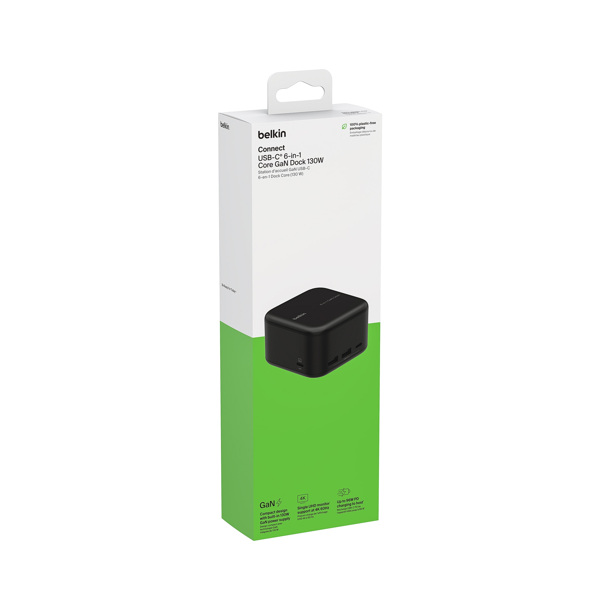 Belkin Laptop-Dockingstation »Connect USB-C 6-in-1 Core GaN Docking Station«