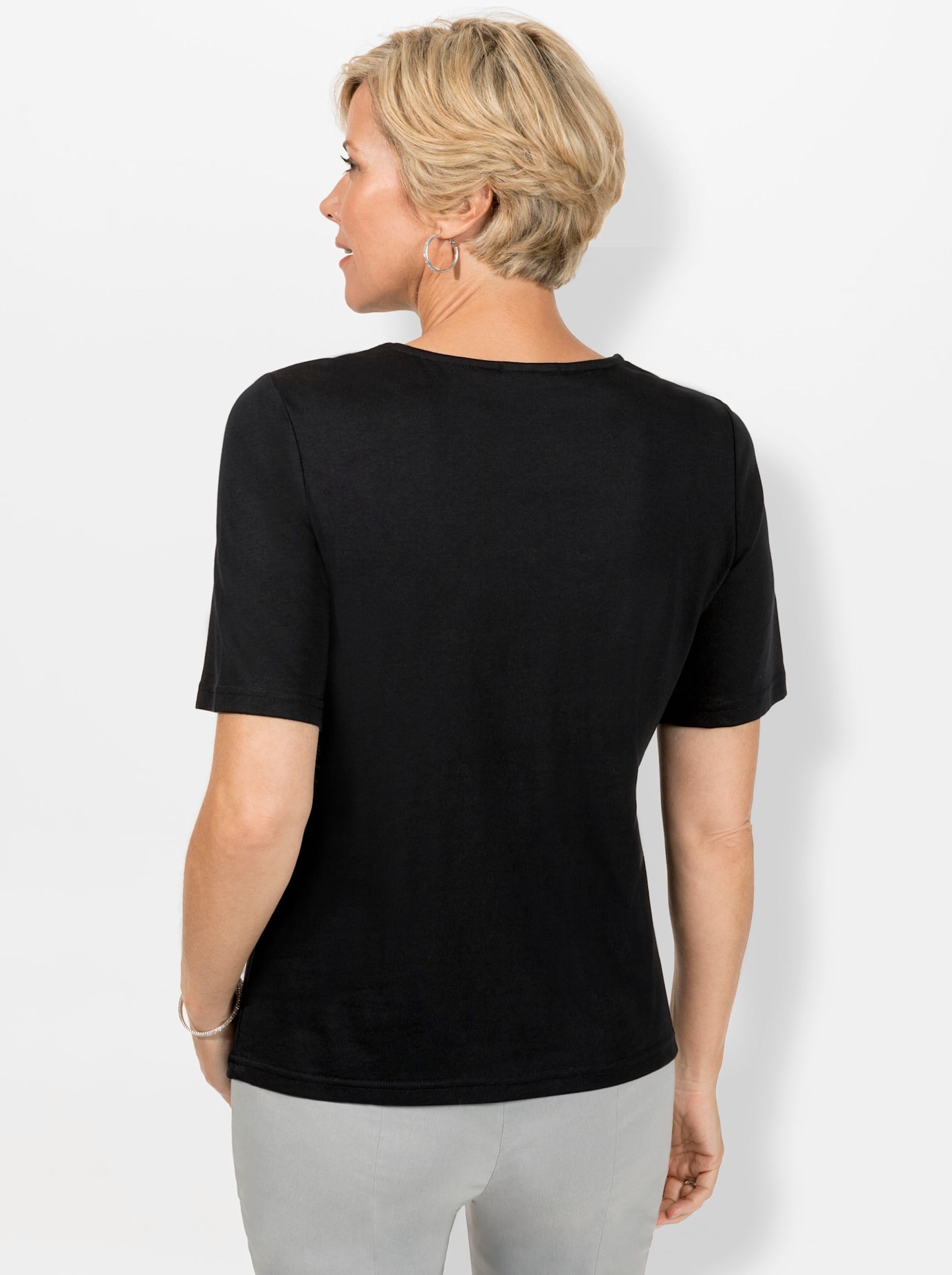 Lady Kurzarmshirt »Shirt«, (1 tlg.)
