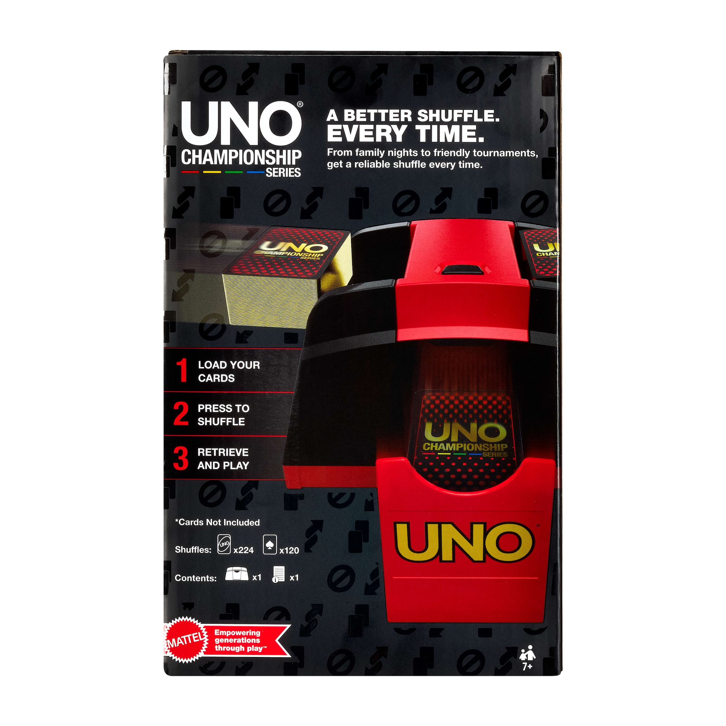 Mattel games Spiel »UNO Championship Kartenmischer« speziell für UNO-Karten