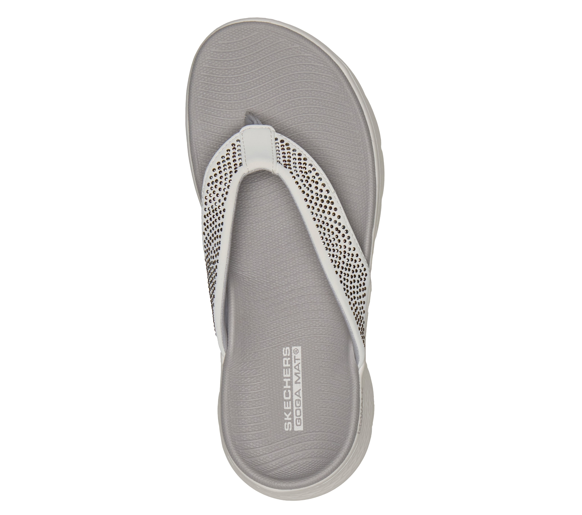 Skechers Zehentrenner »GO WALK FLEX SANDAL«  Sommerschuh, Badeschuh, Strandschuh mit Nietenverzierung