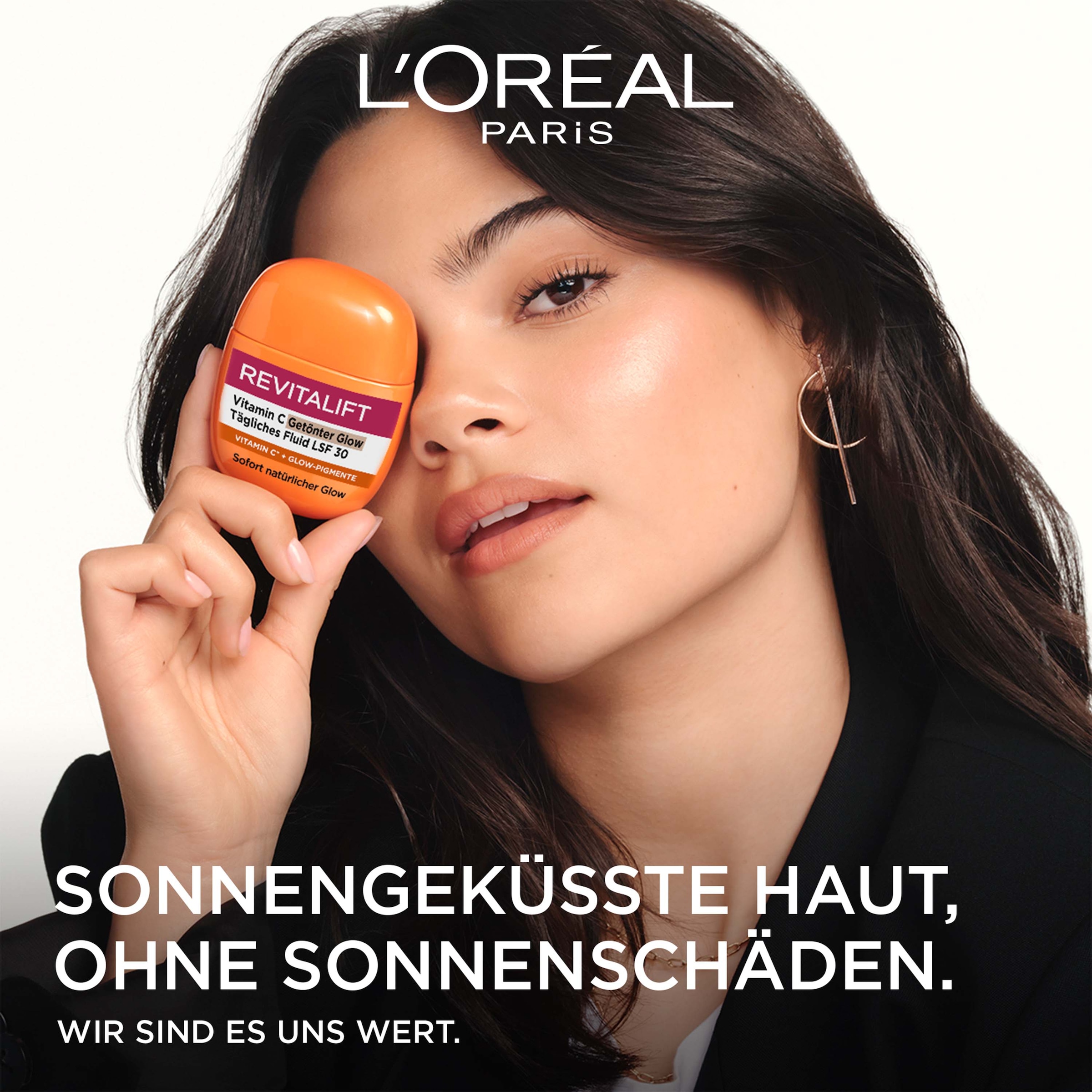 L'ORÉAL PARIS Gesichtsfluid »REVITALIFT VITAMIN C GETÖNTER GLOW LSF30«