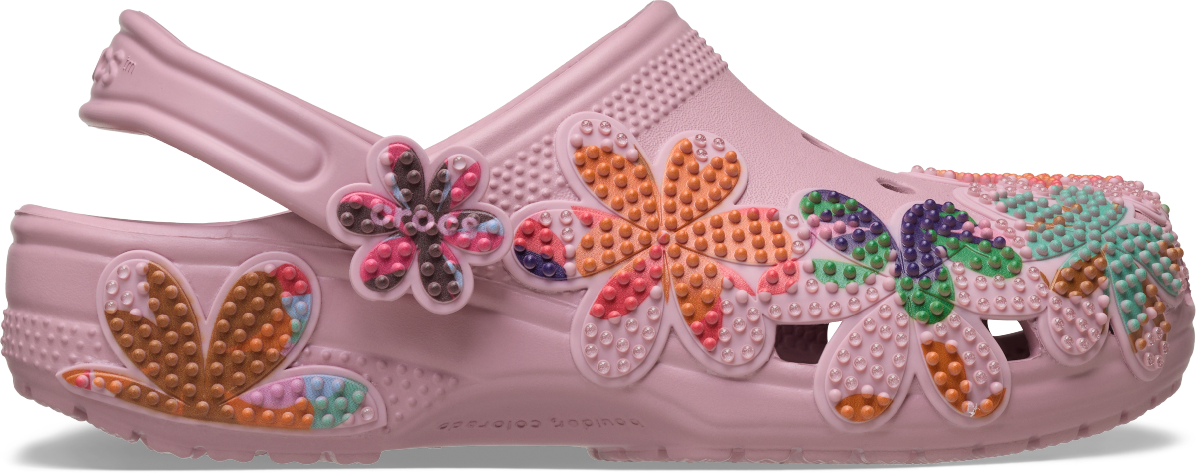 Crocs Clog »Classic Summer Beaded Clog«  Sommerschuh, Gartenschuh, Strandschuh in Blüten-Optik