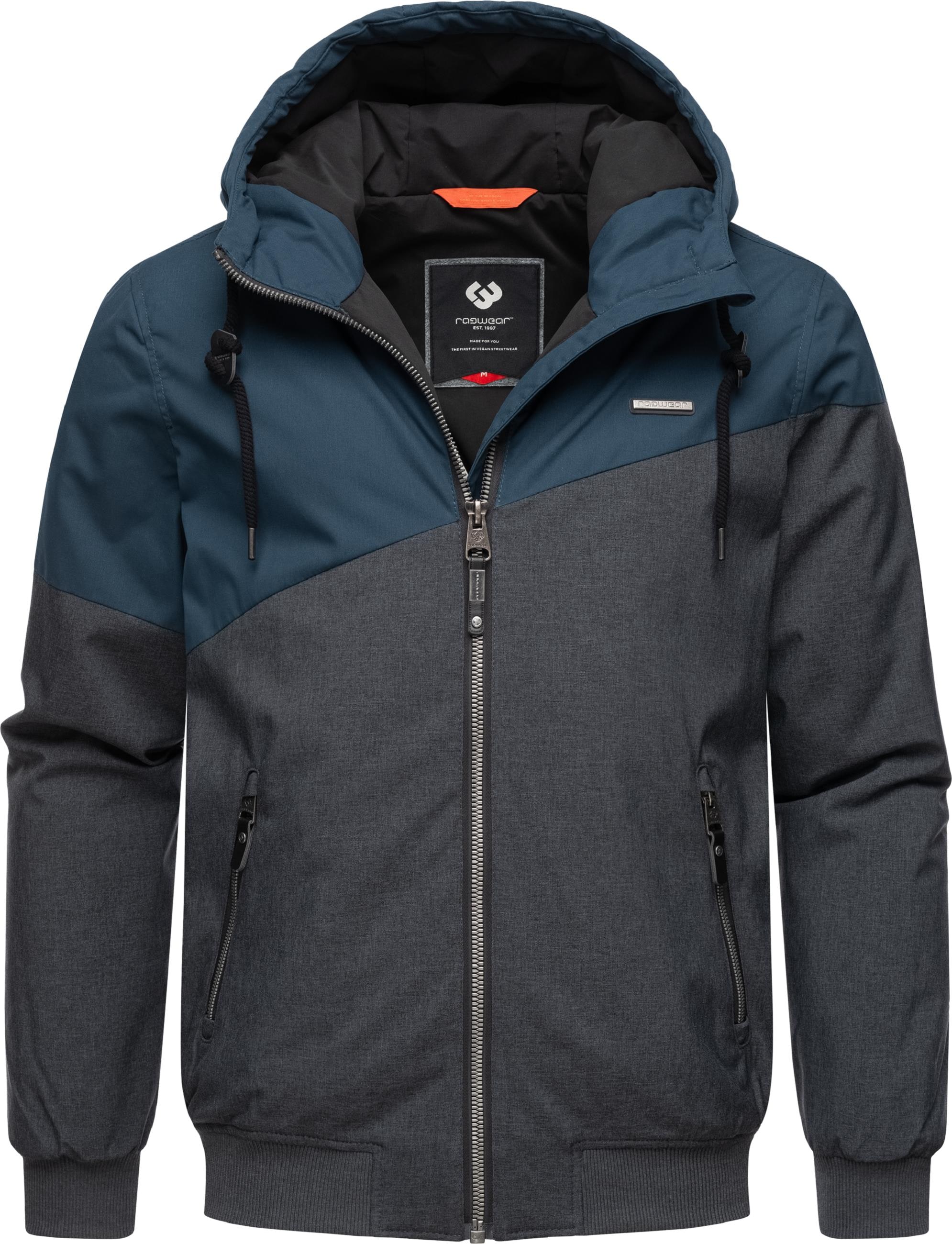 Ragwear Winterjacke »Winterjacke Wings«, mit Kapuze, stylische Herren Outdoorjacke mit großer Kapuze
